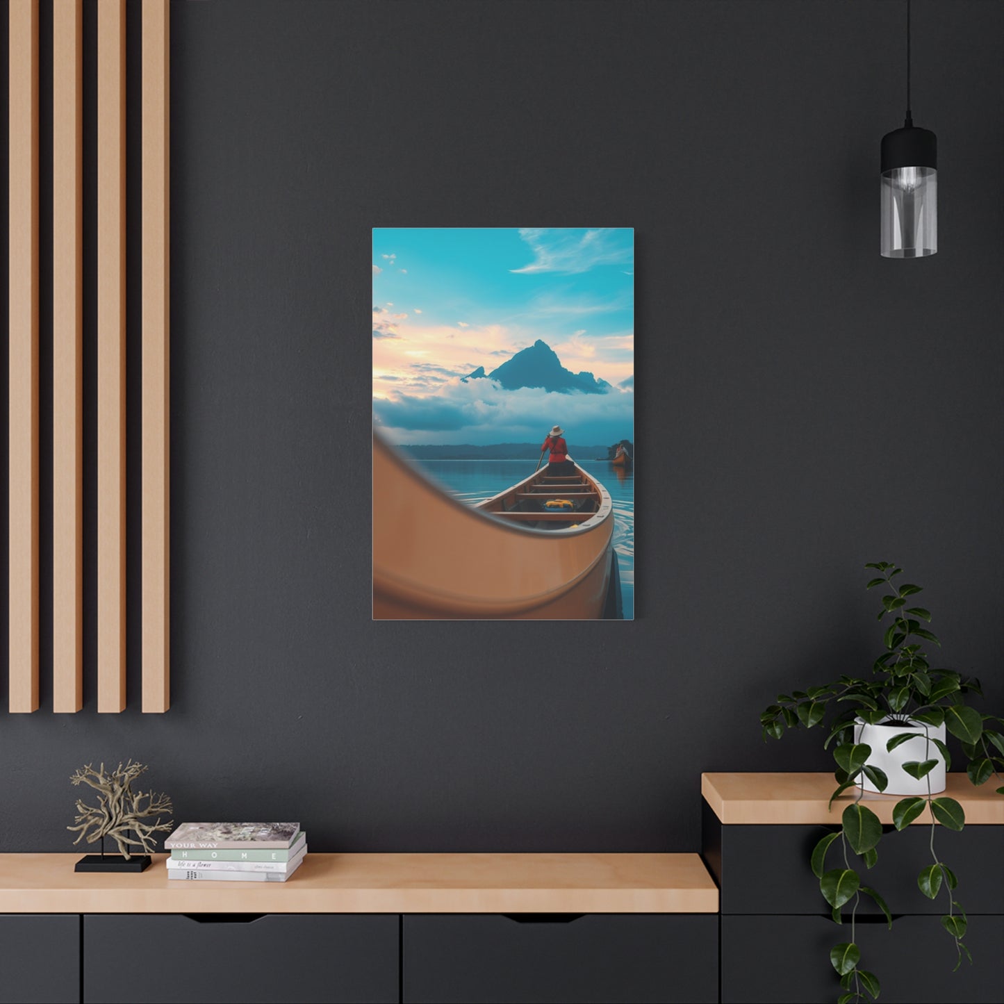 Masterpiece Canoe Art Vision Wall Art & Canvas Print