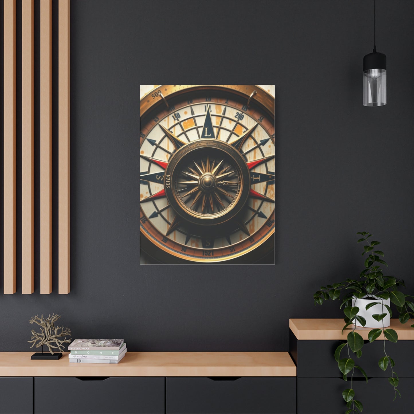 Masterpiece Compass Art Vision Wall Art & Canvas Print
