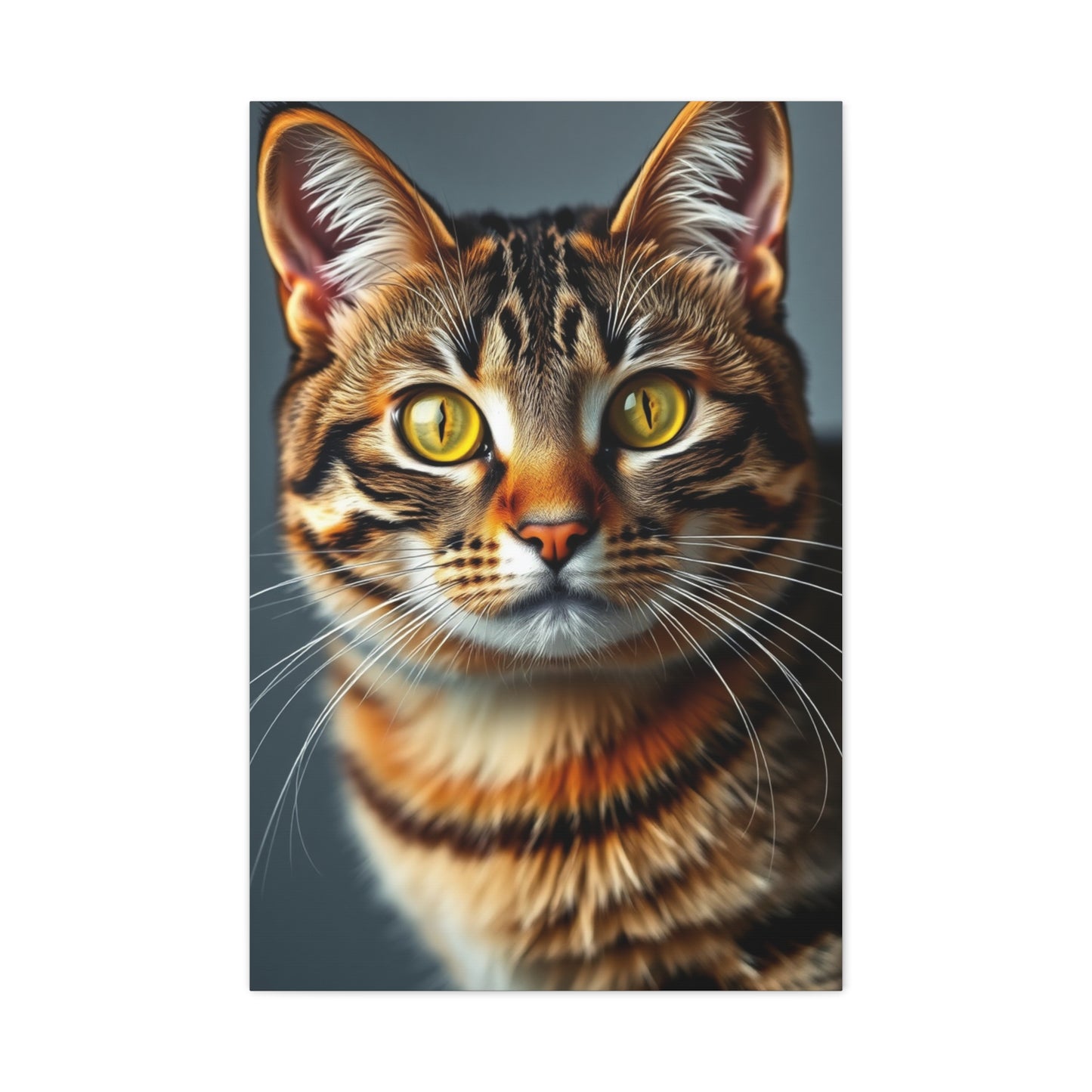 Tabby Cat Art Refined Canvas Wall Art & Canvas Print