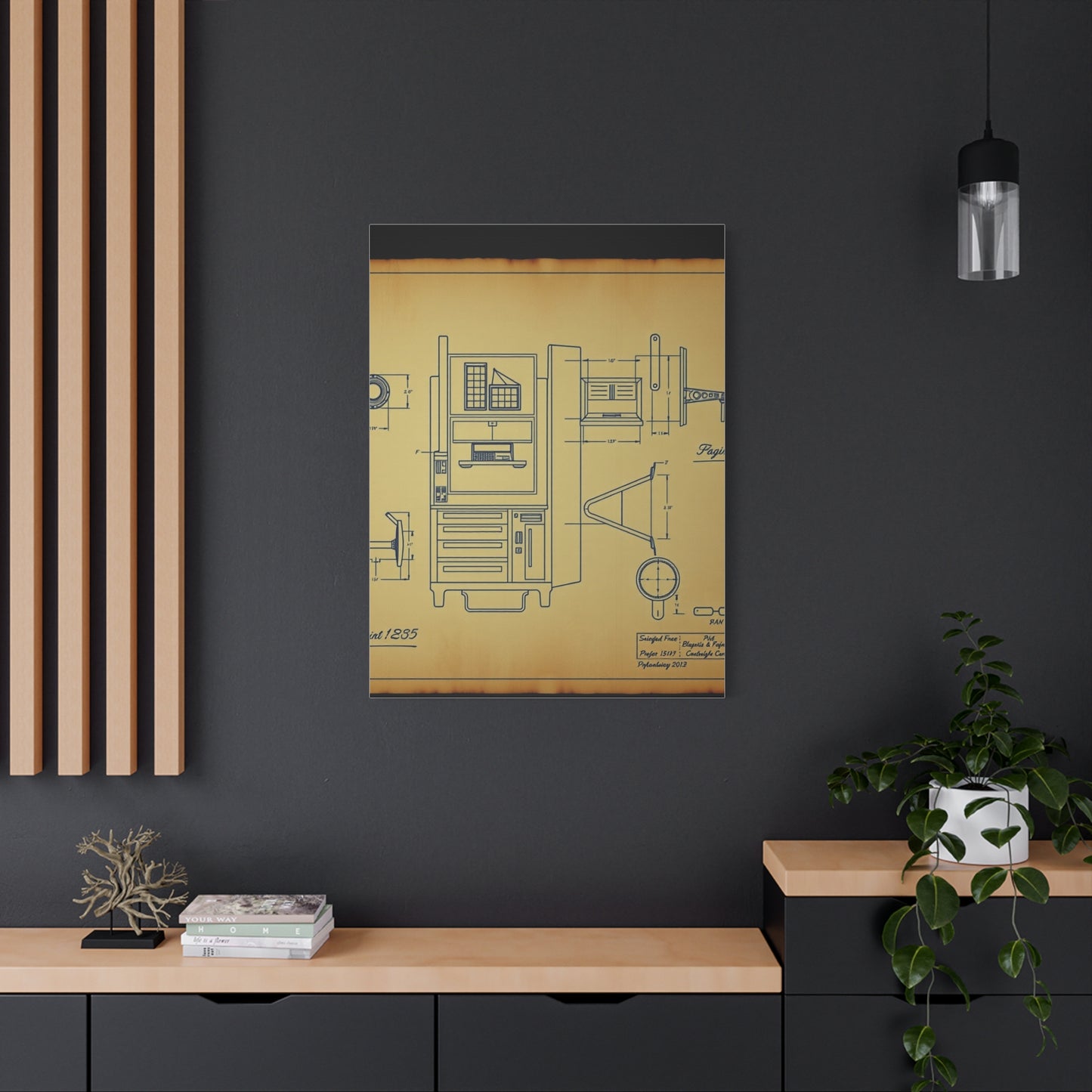 Elite Blueprint & Patent Sketches Art Vision Wall Art & Canvas Print