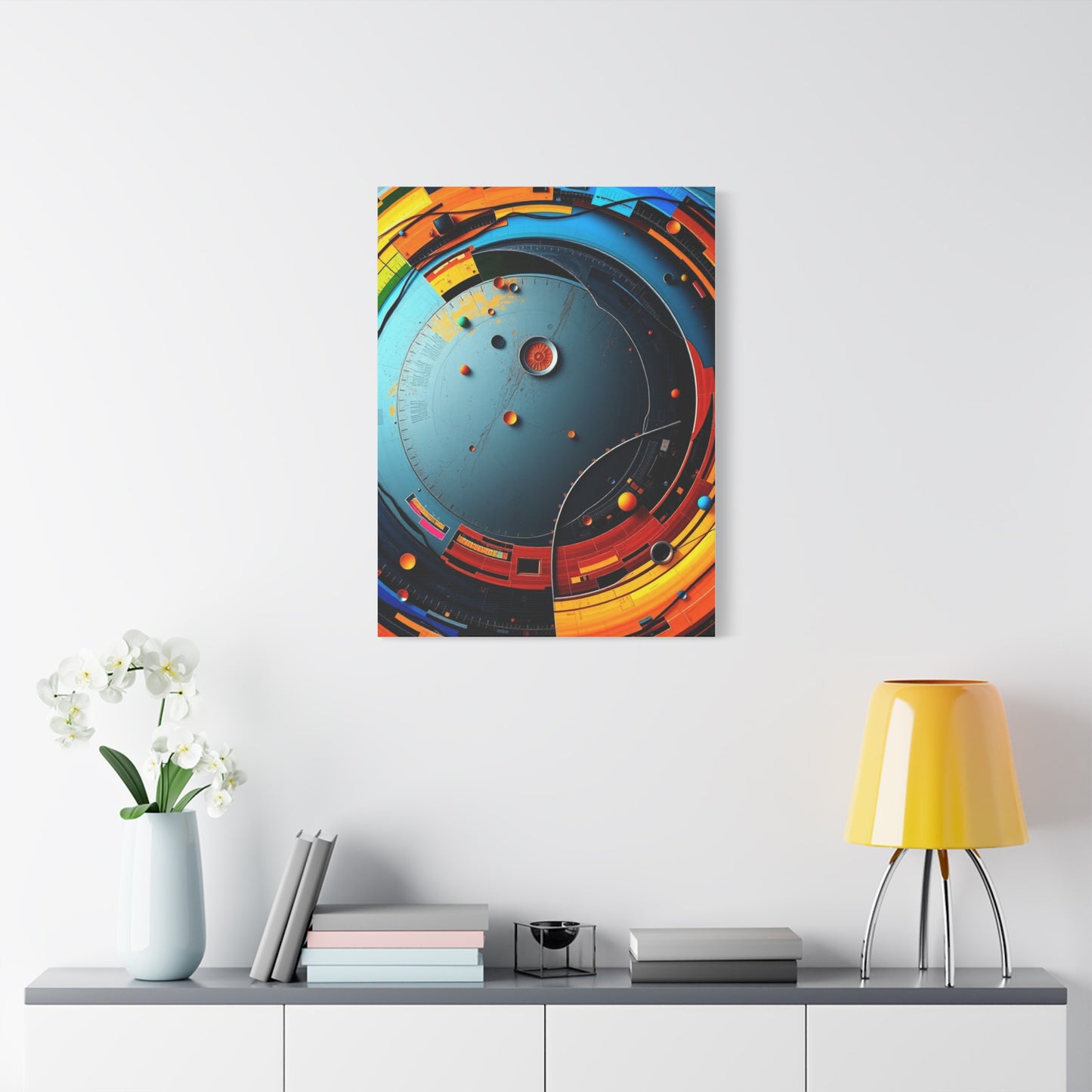 Supreme Circular Abstract Art Collection Wall Art & Canvas Print