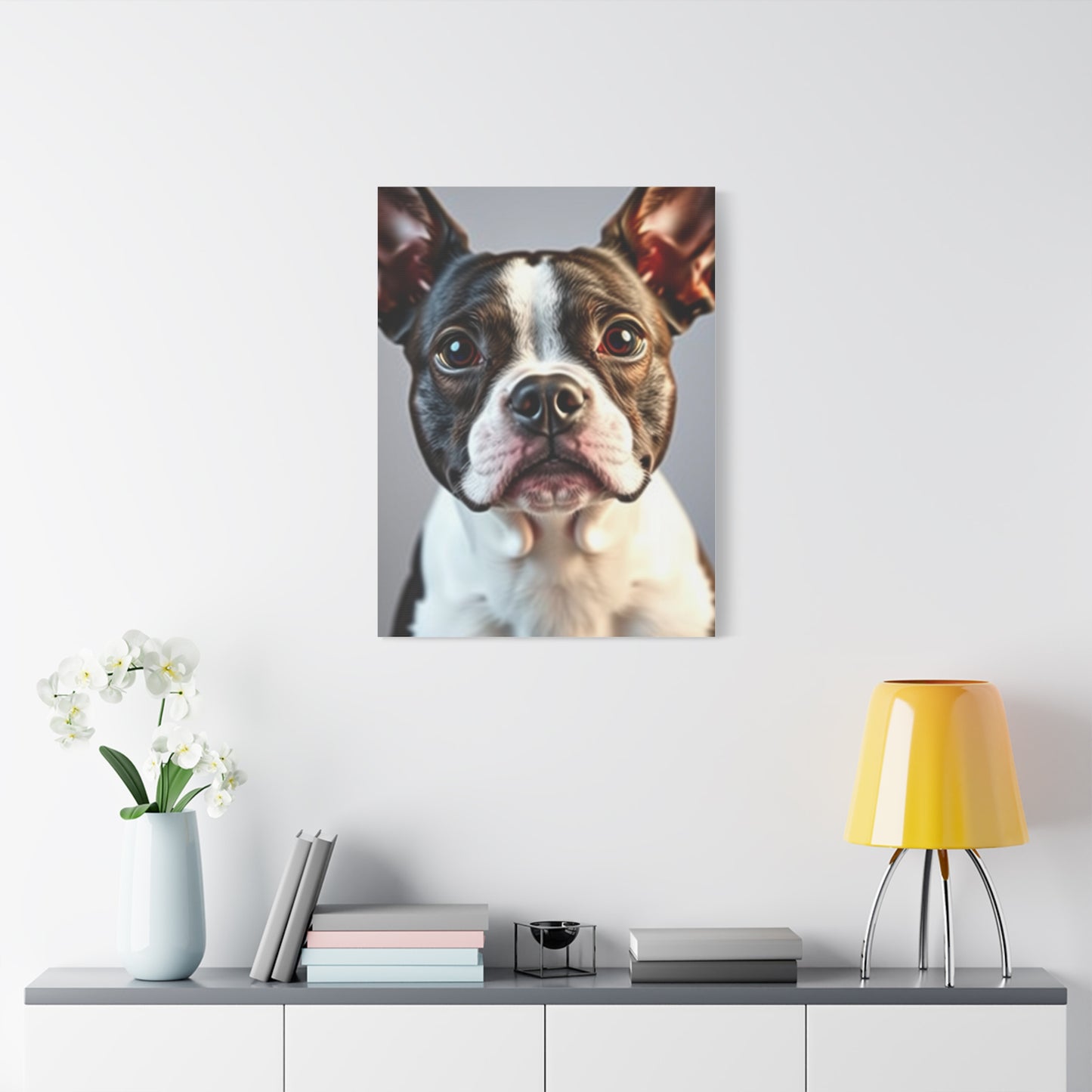 Elite Boston Terrier Art Vision Wall Art & Canvas Print