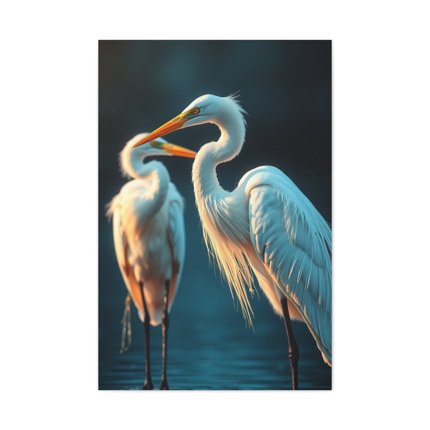 Herons and Egrets Art Refined Canvas Wall Art & Canvas Print