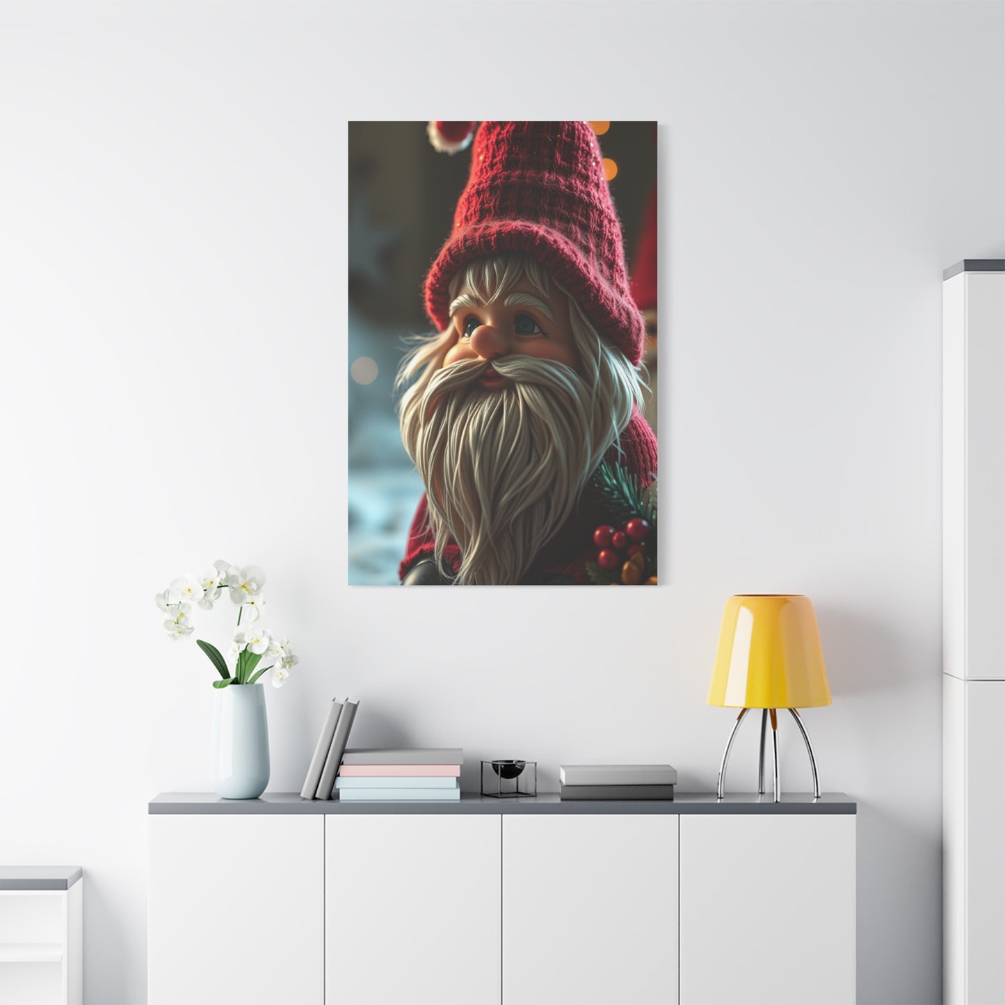 Vision Christmas Gnome Art Art Wall Art & Canvas Print