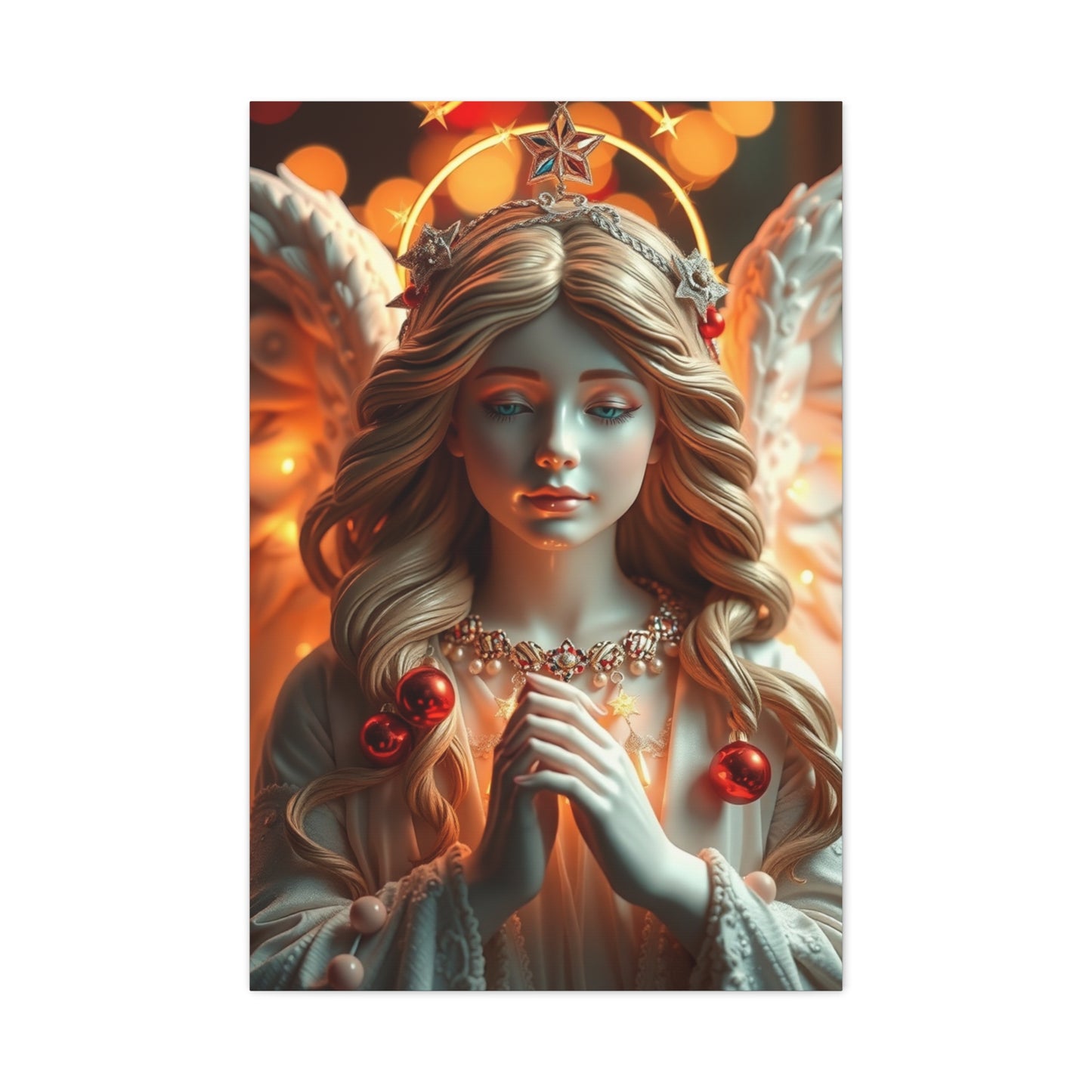 Masterpiece Christmas Angel Art Vision Wall Art & Canvas Print