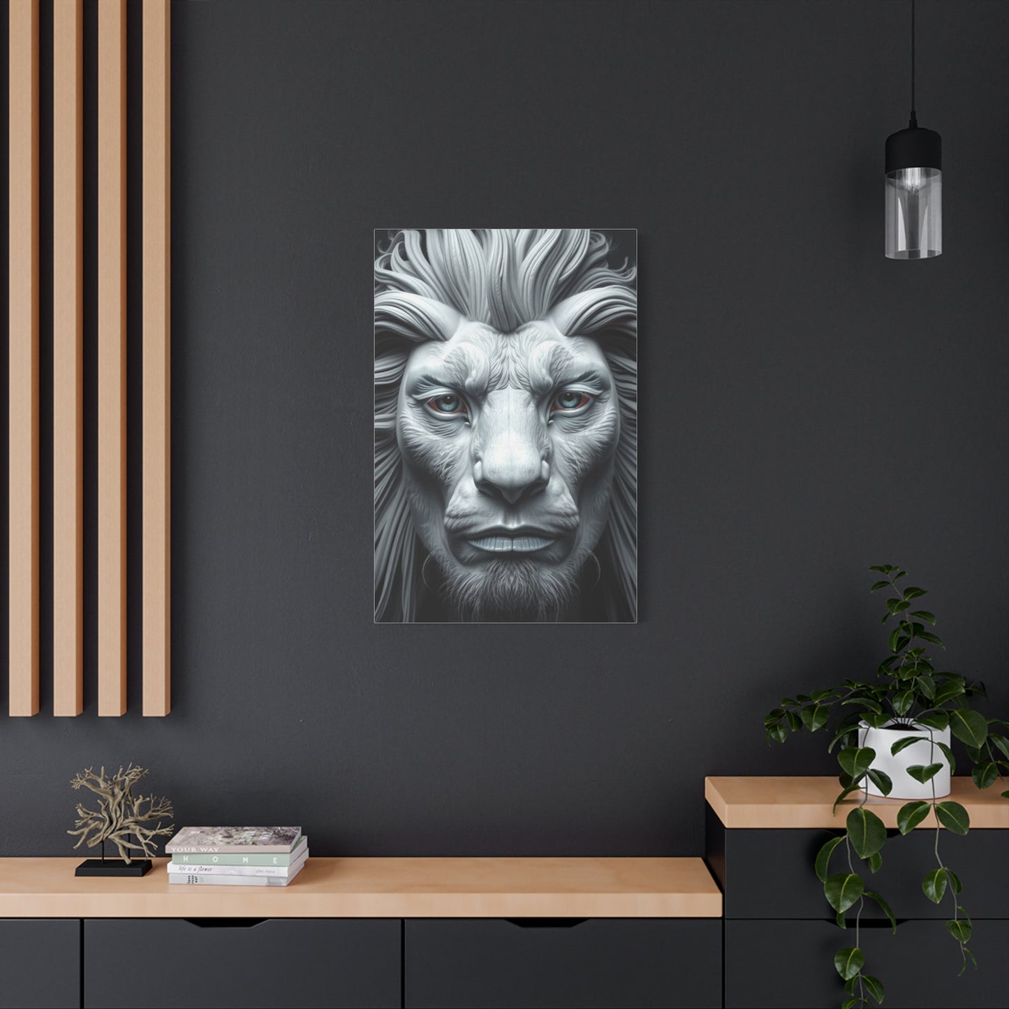 Supreme Gray & White Art Collection Wall Art & Canvas Print