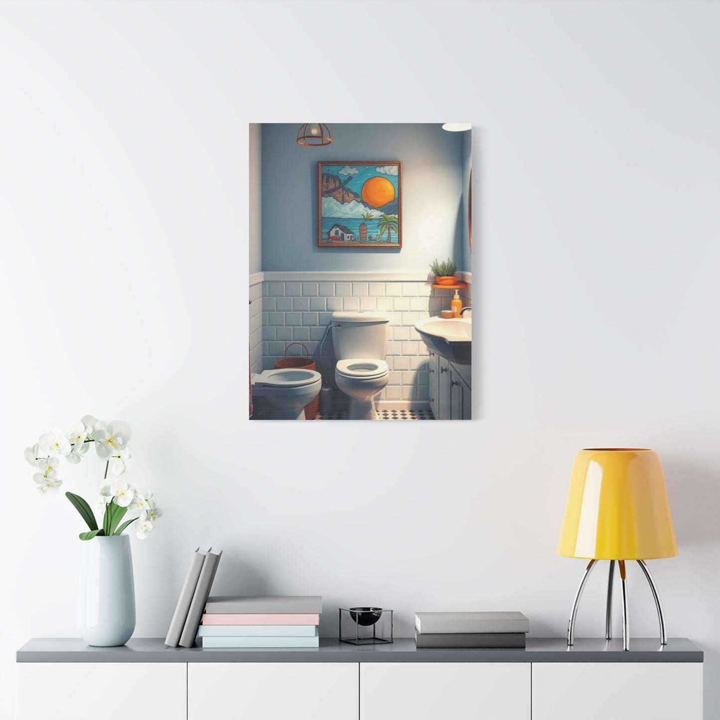 Kid’s Bathroom Art Supreme Gallery Wall Art & Canvas Print