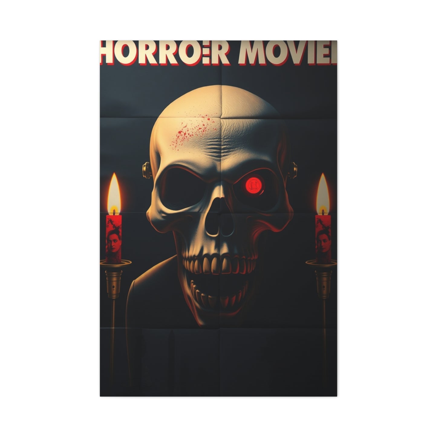 Masterpiece Horror Movie Posters Art Vision Wall Art & Canvas Print