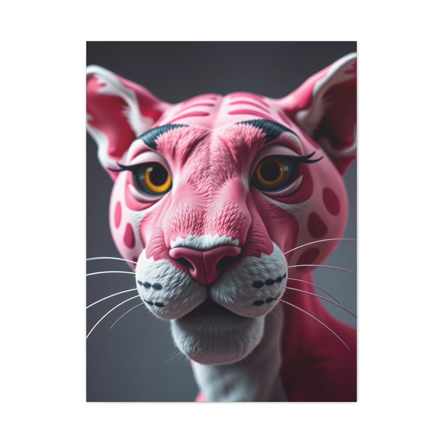 Pink Majesty Panther Wall Art Wall Art & Canvas Print