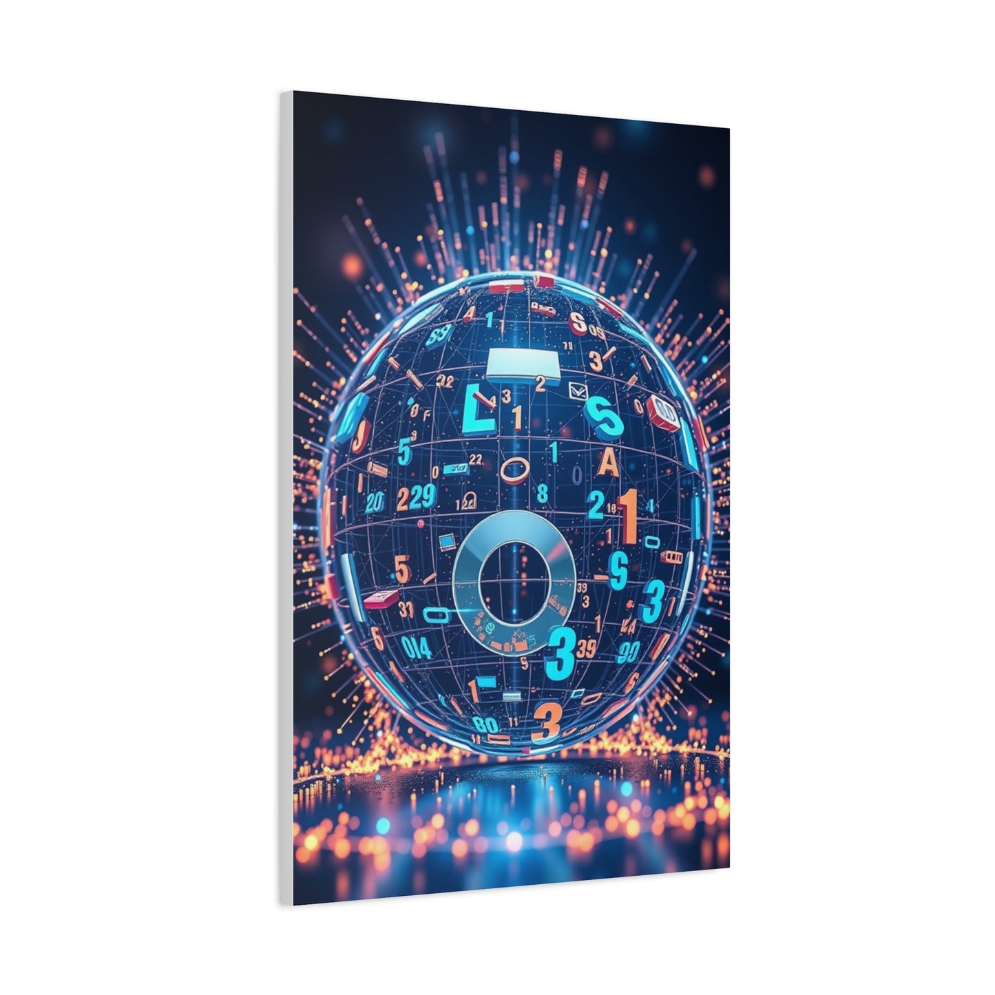 Numbers Art Refined Canvas Wall Art & Canvas Print