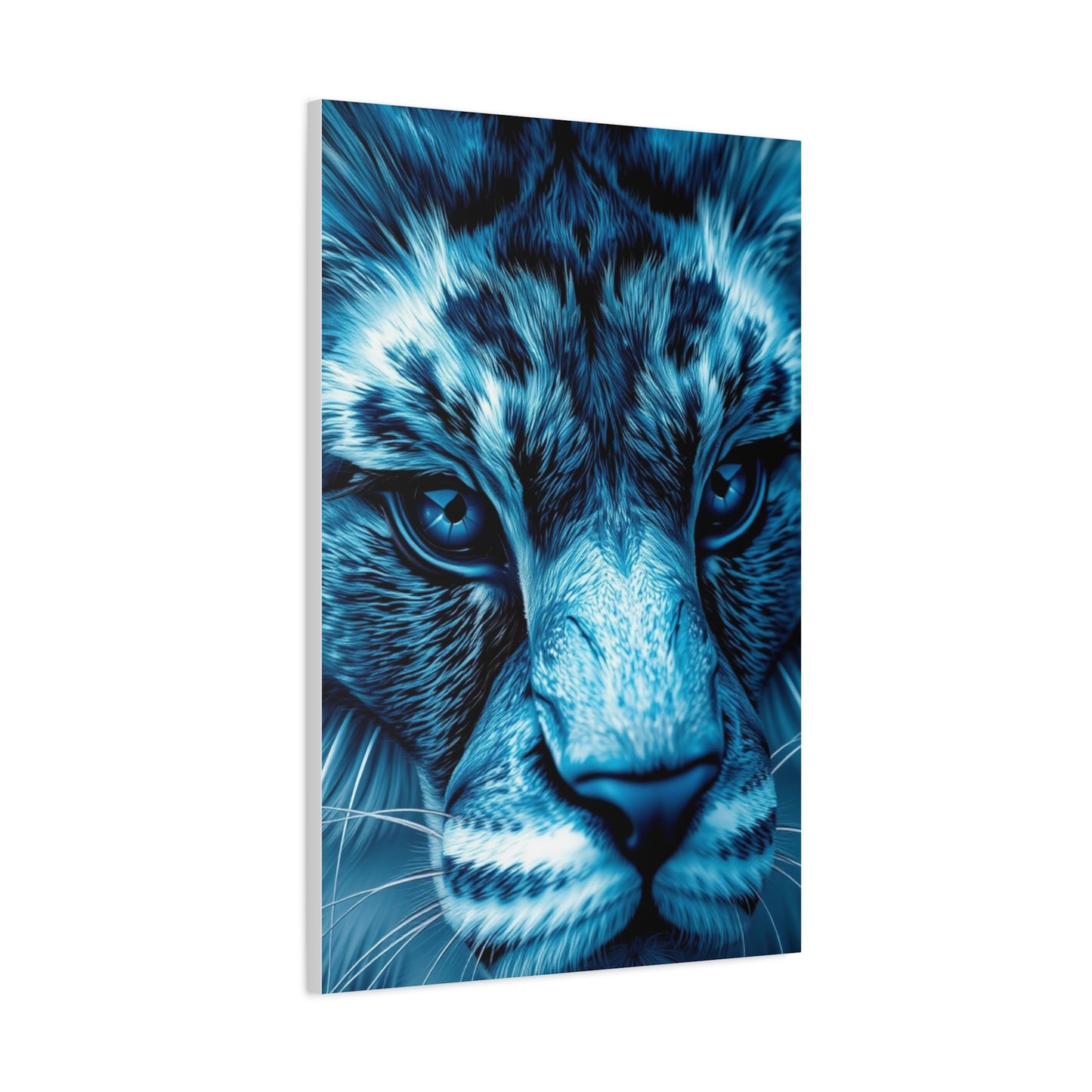 Masterpiece Blue & Gray Art Vision Wall Art & Canvas Print