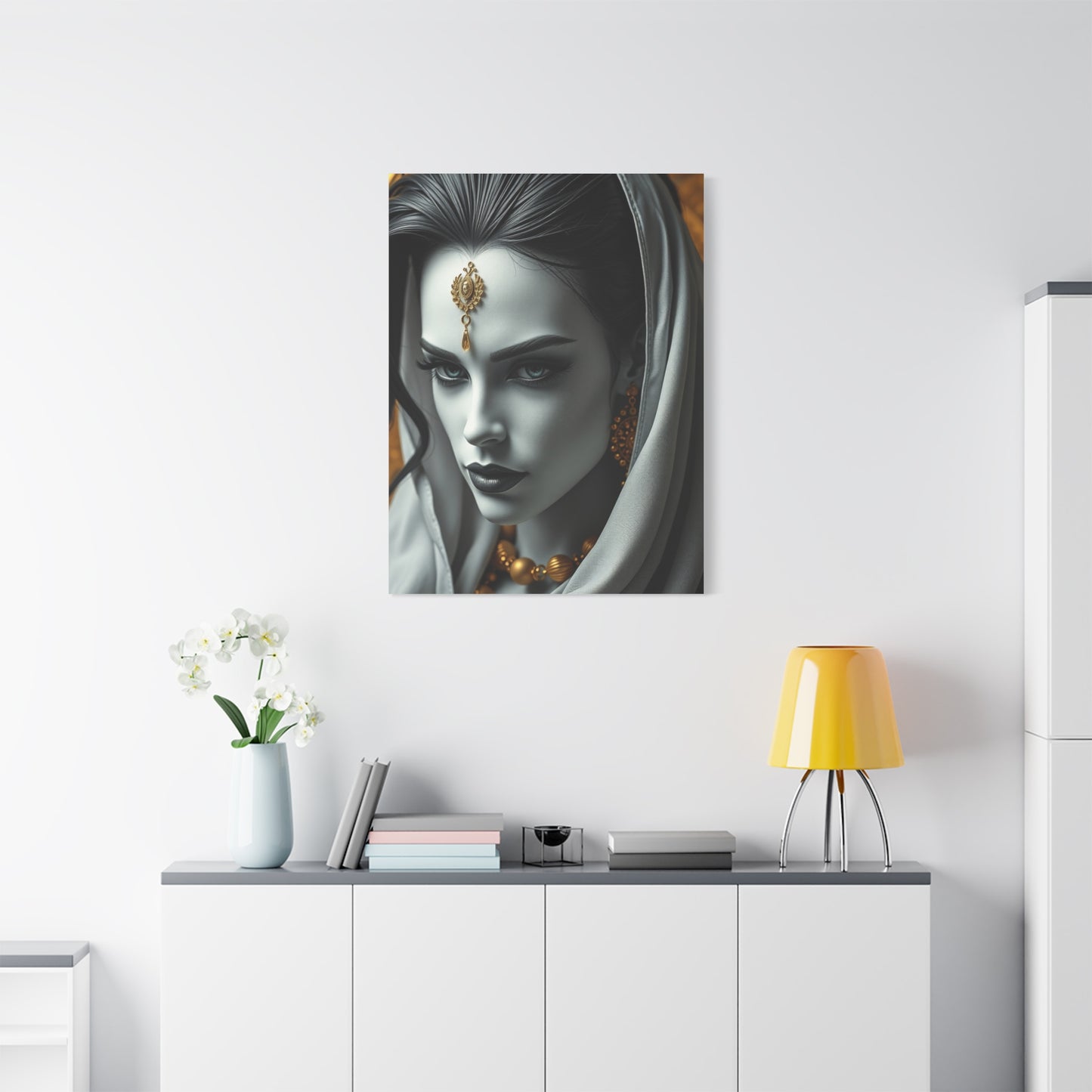 Masterpiece Black White and Gold Art Vision Wall Art & Canvas Print