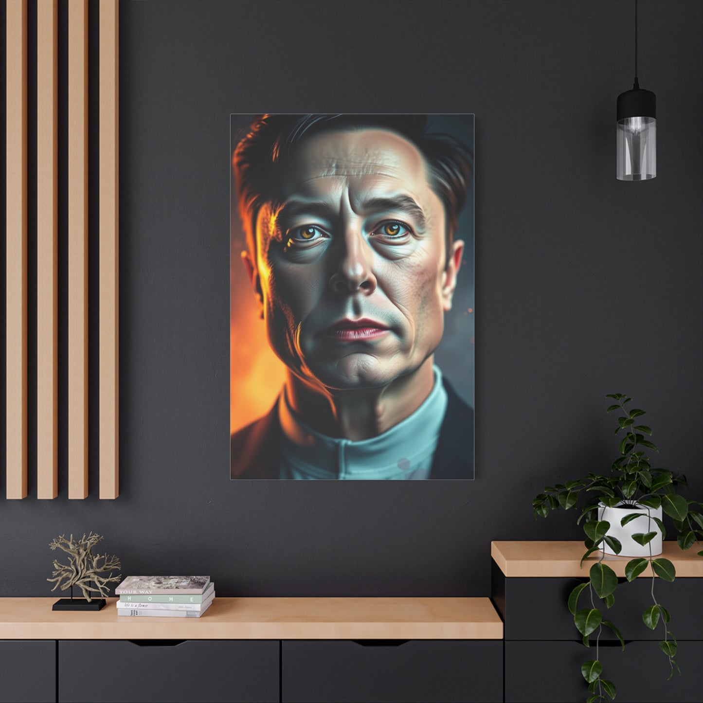 Elon Musk Art Supreme Gallery Wall Art & Canvas Print