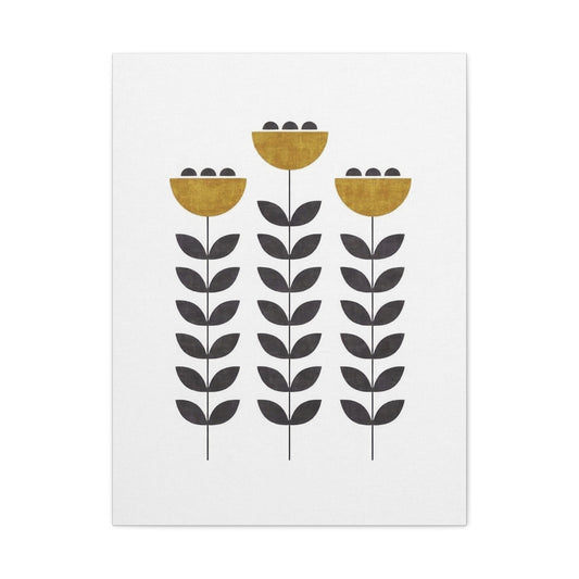 Geometric Flowers Wall Art & Canvas Prints
