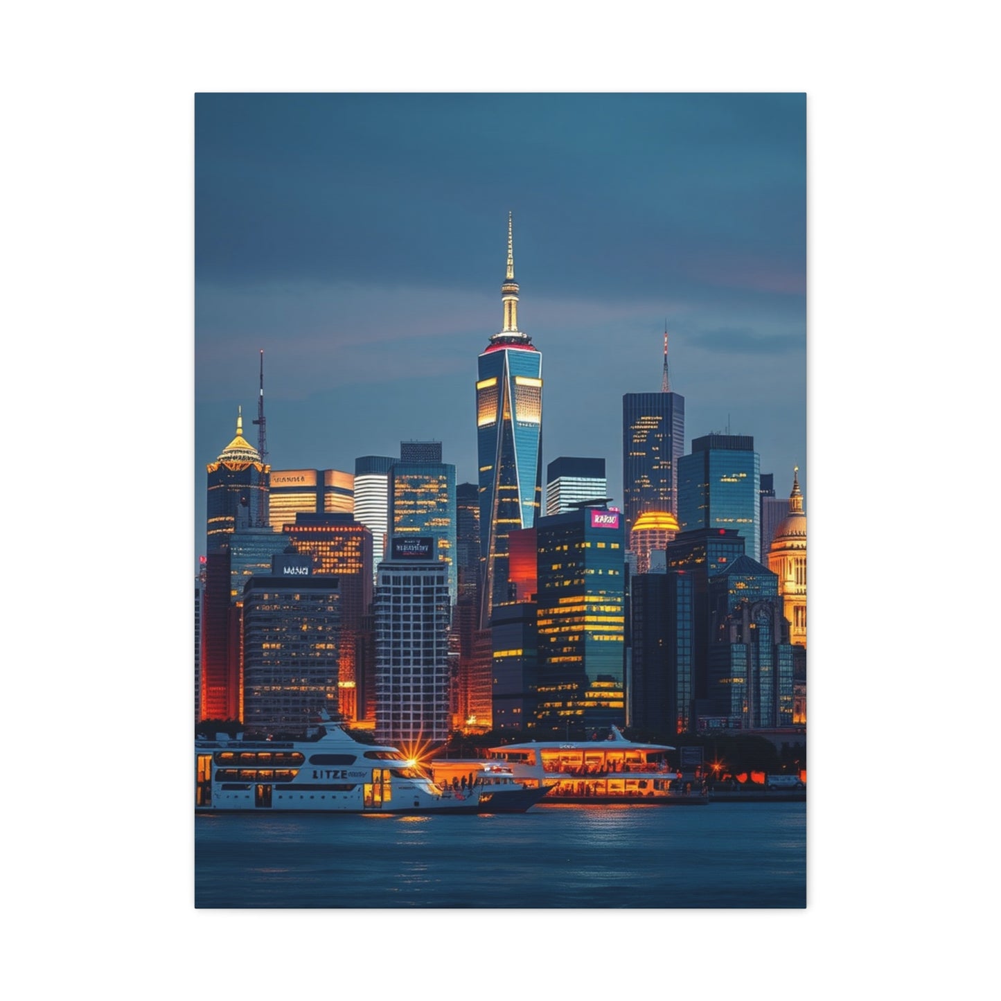 Supreme City Skylines Art Collection Wall Art & Canvas Print