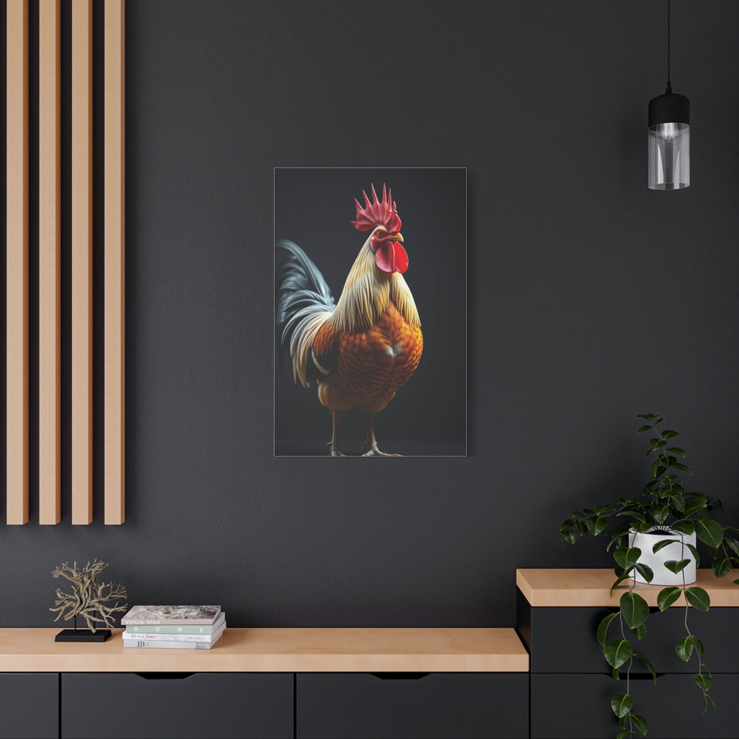 Masterpiece Chicken & Rooster Wall Art Vision Wall Art & Canvas Print