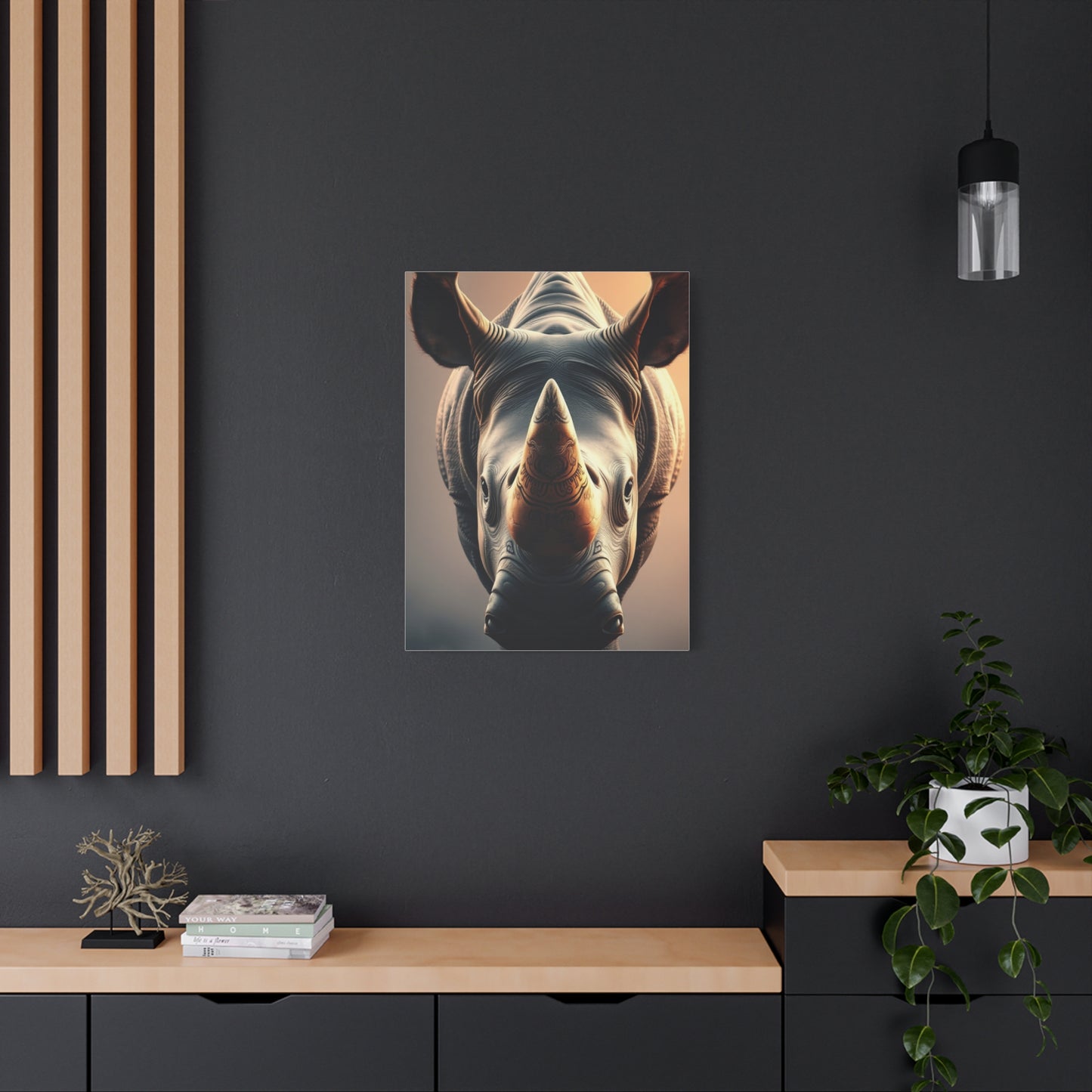 Rhinoceros Art Supreme Gallery Wall Art & Canvas Print