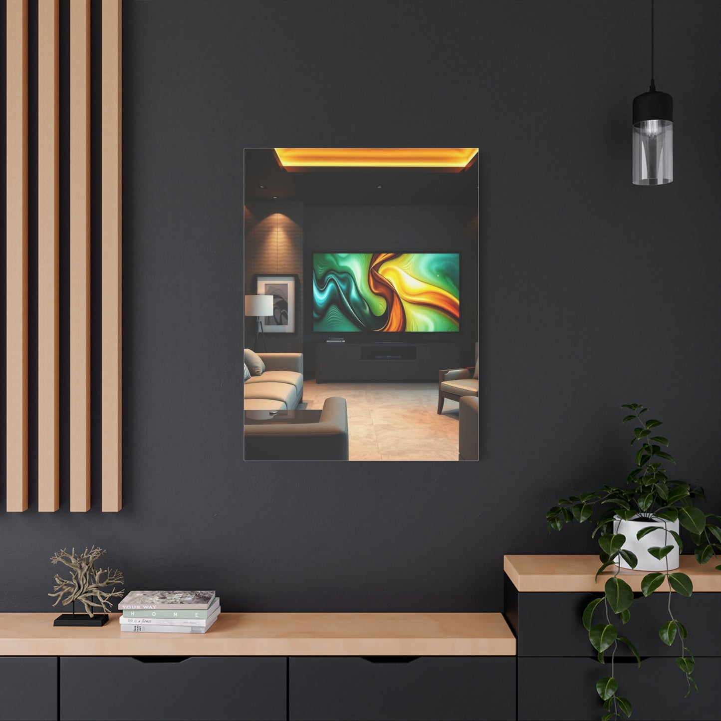 Masterpiece Home Theatre Decor Art Vision Wall Art & Canvas Print