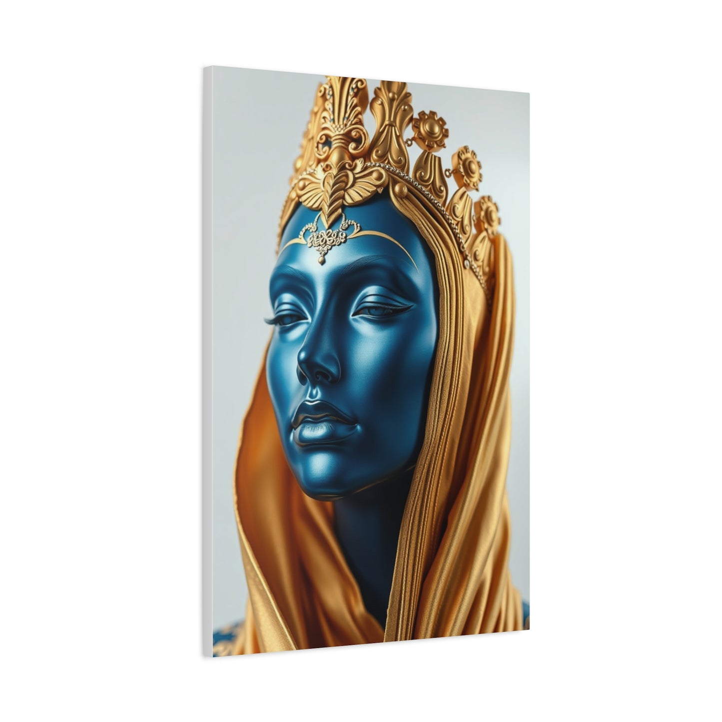 Masterpiece Blue & Gold Art Vision Wall Art & Canvas Print