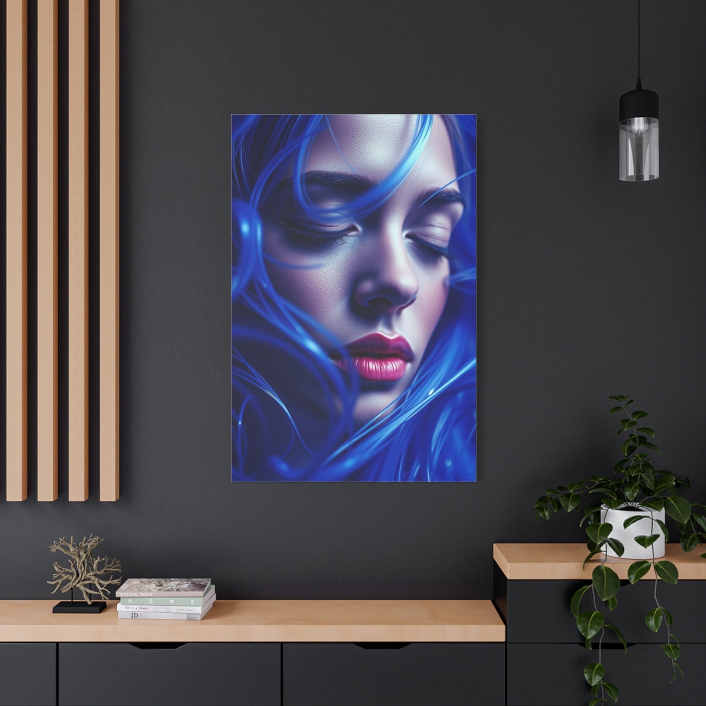 Supreme Blue Music Art Collection Wall Art & Canvas Print