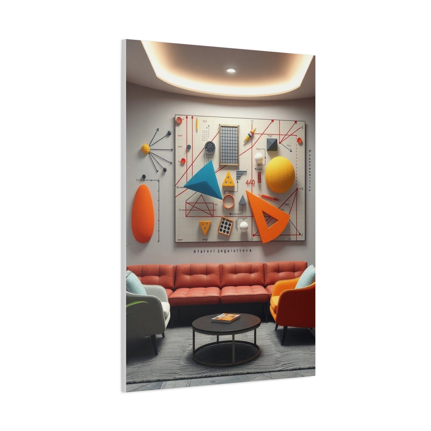 Supreme Modern Math Art for Creative Spaces Collection Wall Art & Canvas Print