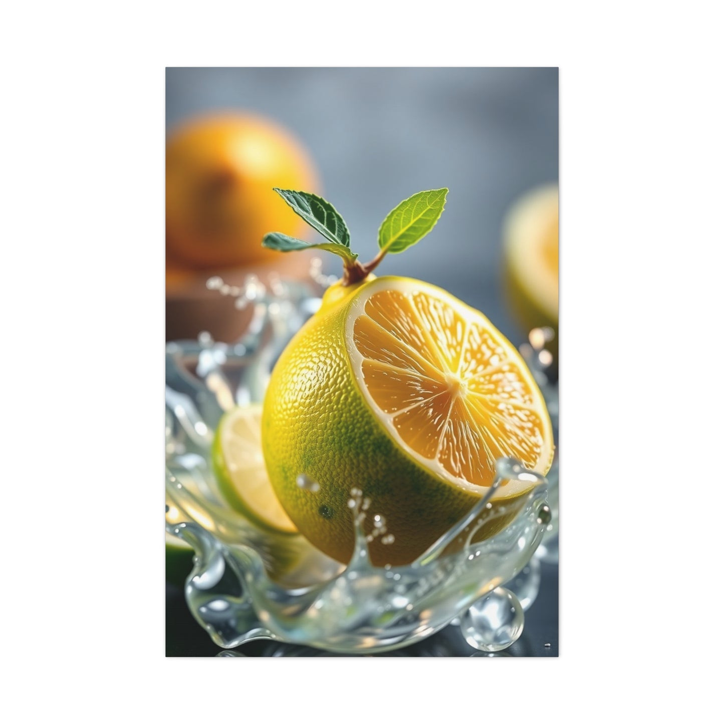 Supreme Lemon & Lime Art Collection Wall Art & Canvas Print