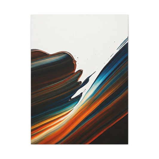 Expressive Dark Flow Abstract Wall Art & Canvas Prints