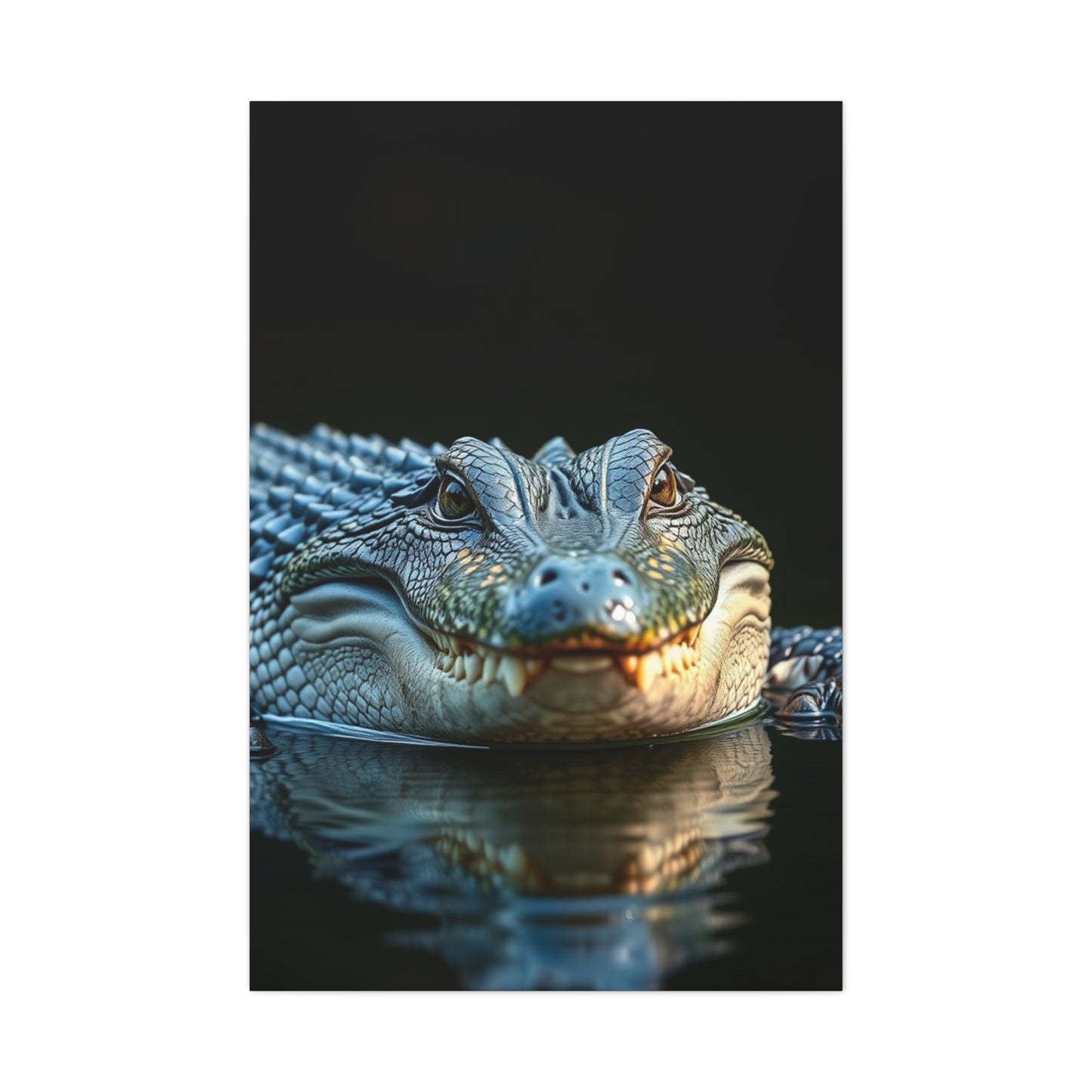 Crocodile & Alligator Art Refined Canvas Wall Art & Canvas Print