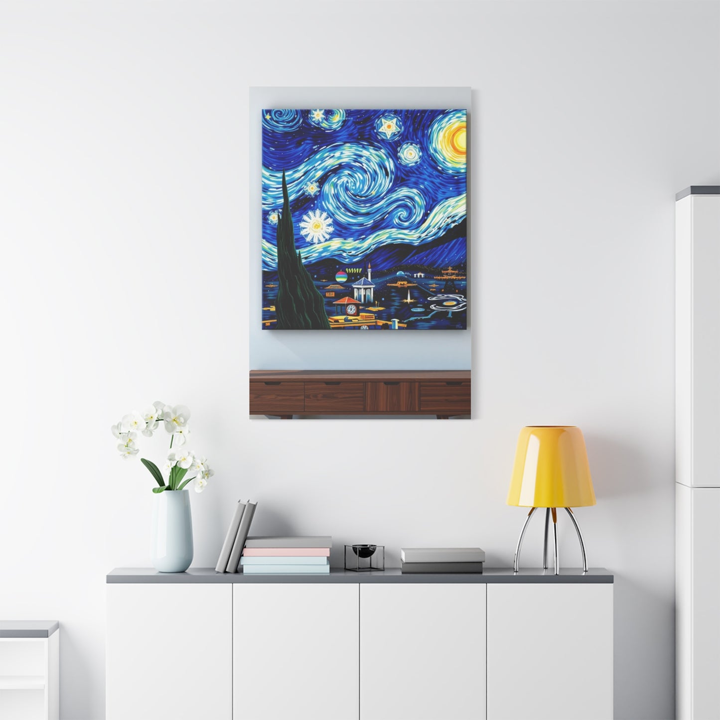 The Starry Night Canvas Art Supreme Gallery Wall Art & Canvas Print