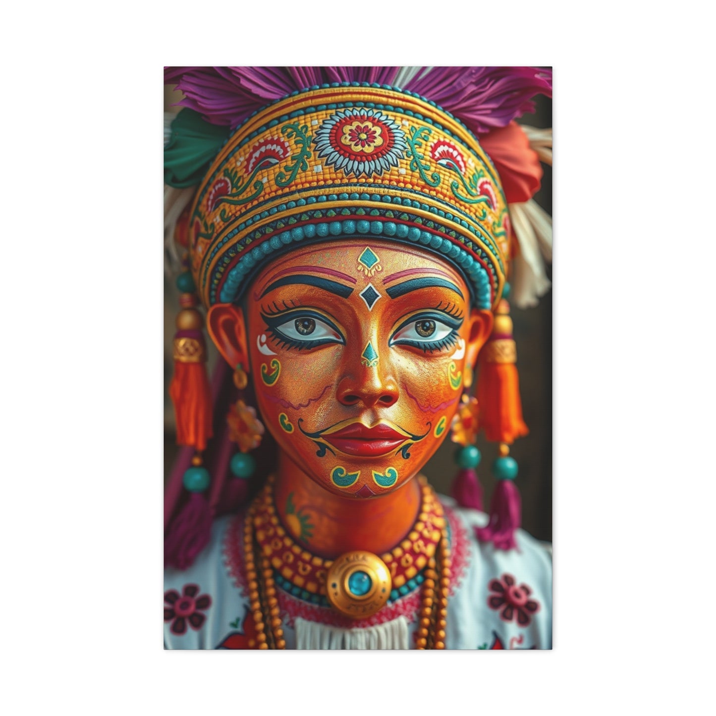 Elite Folk Art Vision Wall Art & Canvas Print