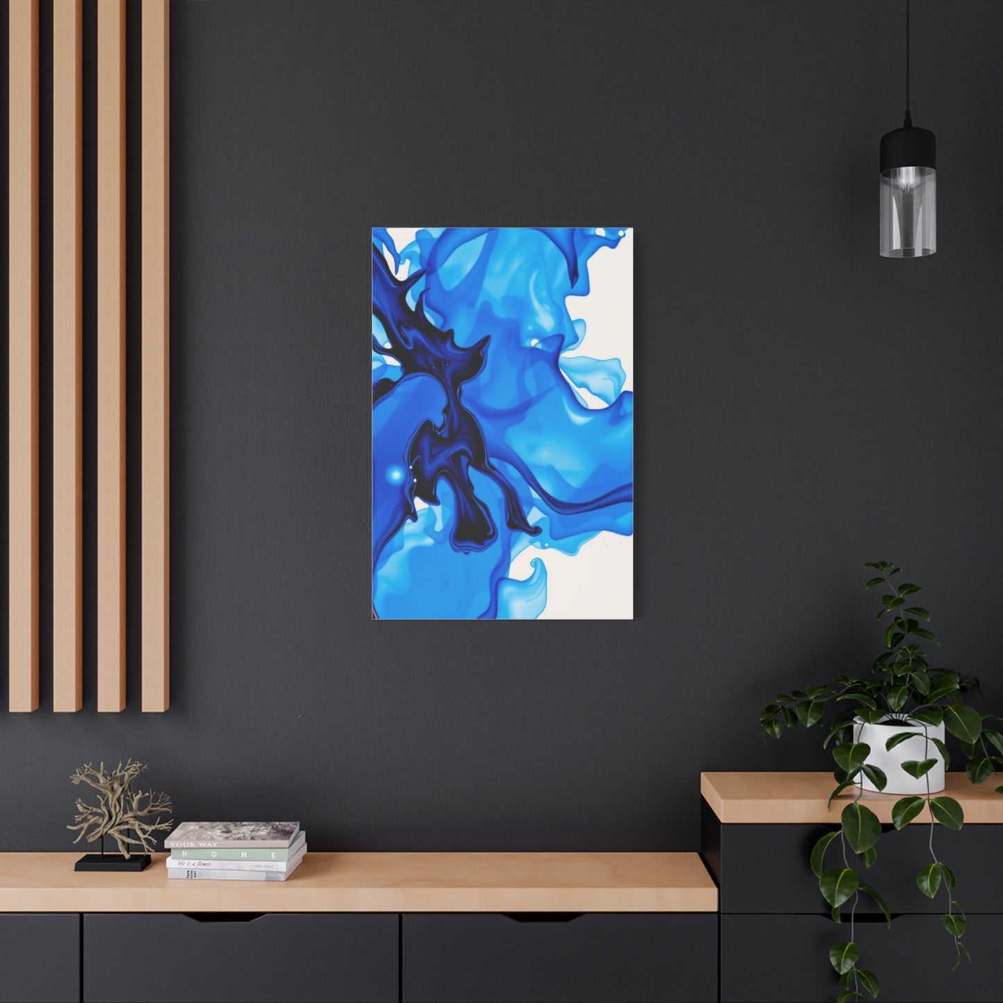 Supreme Blue Abstract Art Collection Wall Art & Canvas Print