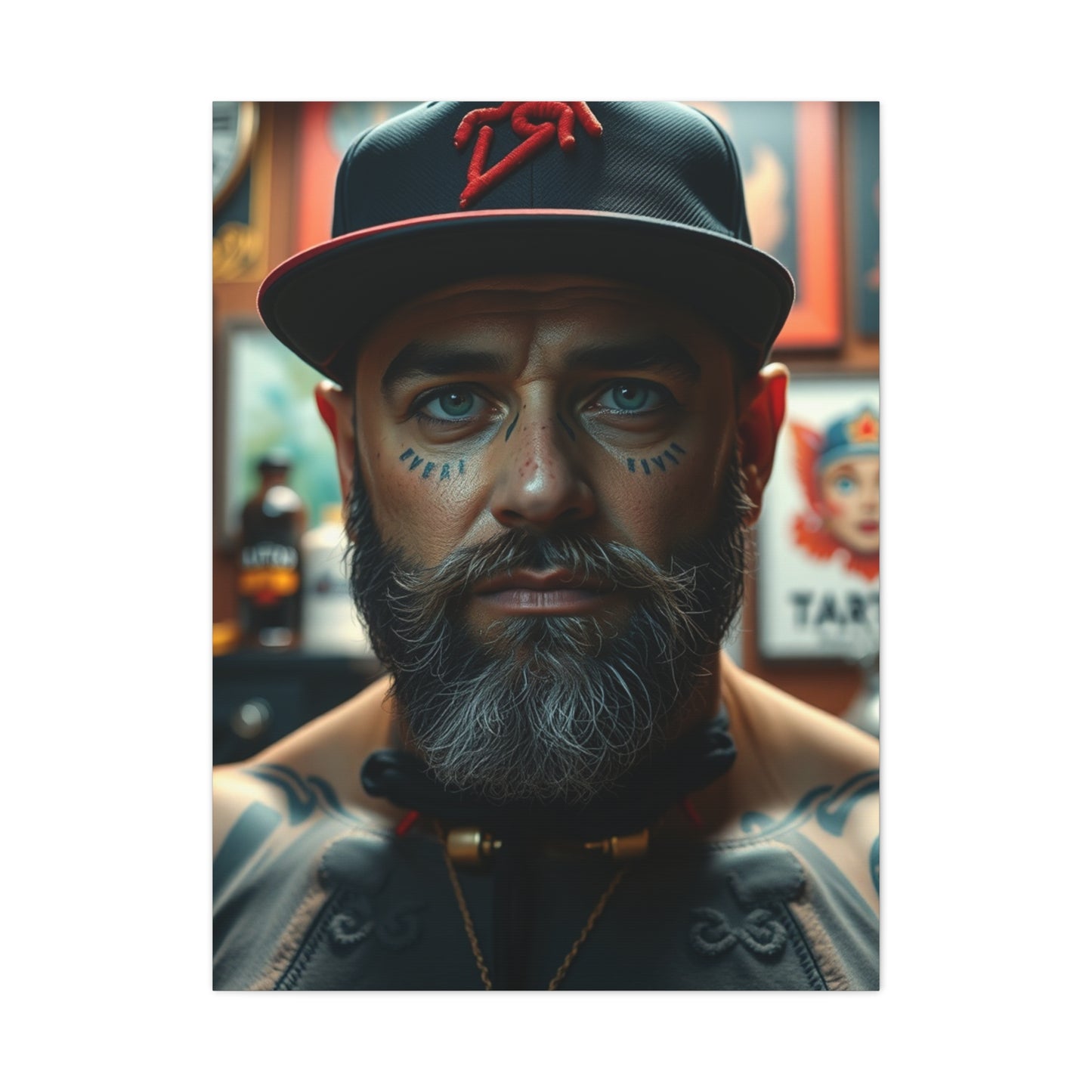 Tattoo Parlor Art Luxury Canvas Wall Art & Canvas Print