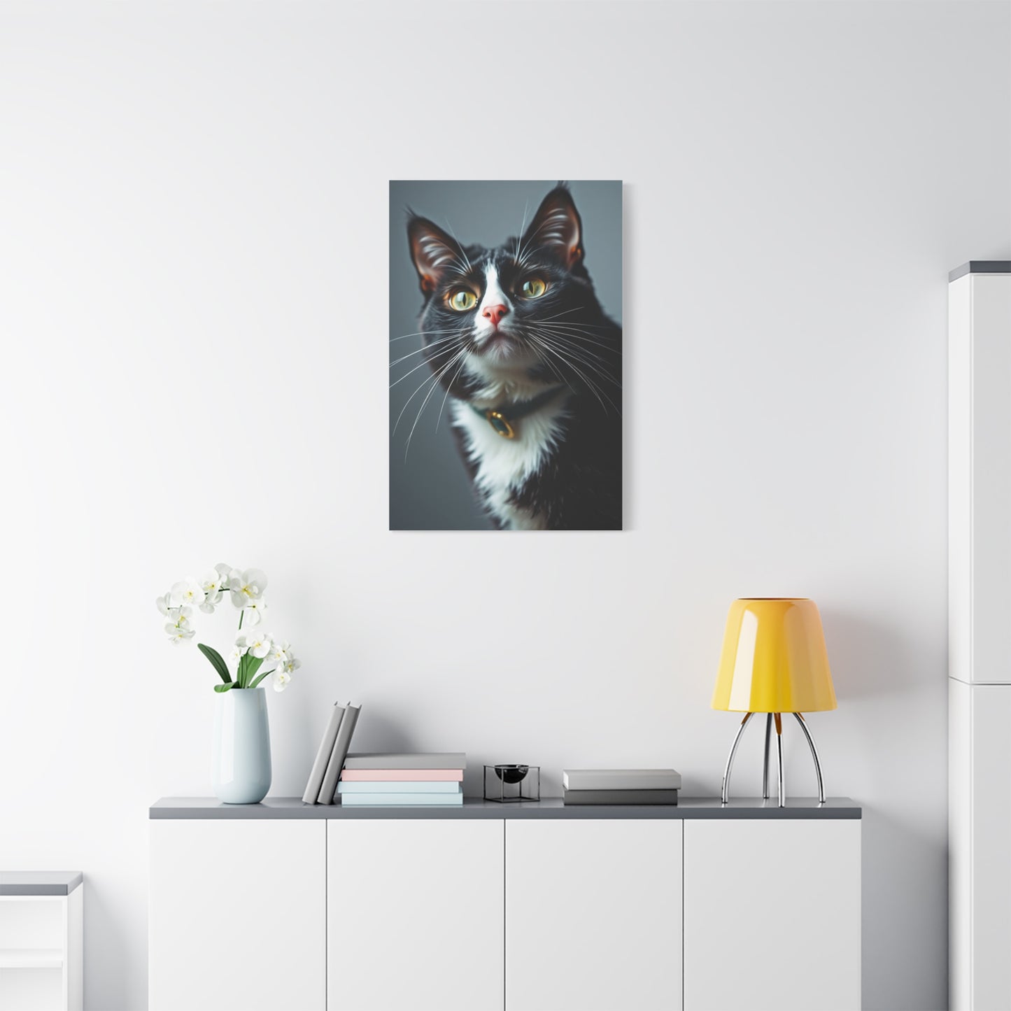 Supreme Tuxedo Cat Art Collection Wall Art & Canvas Print