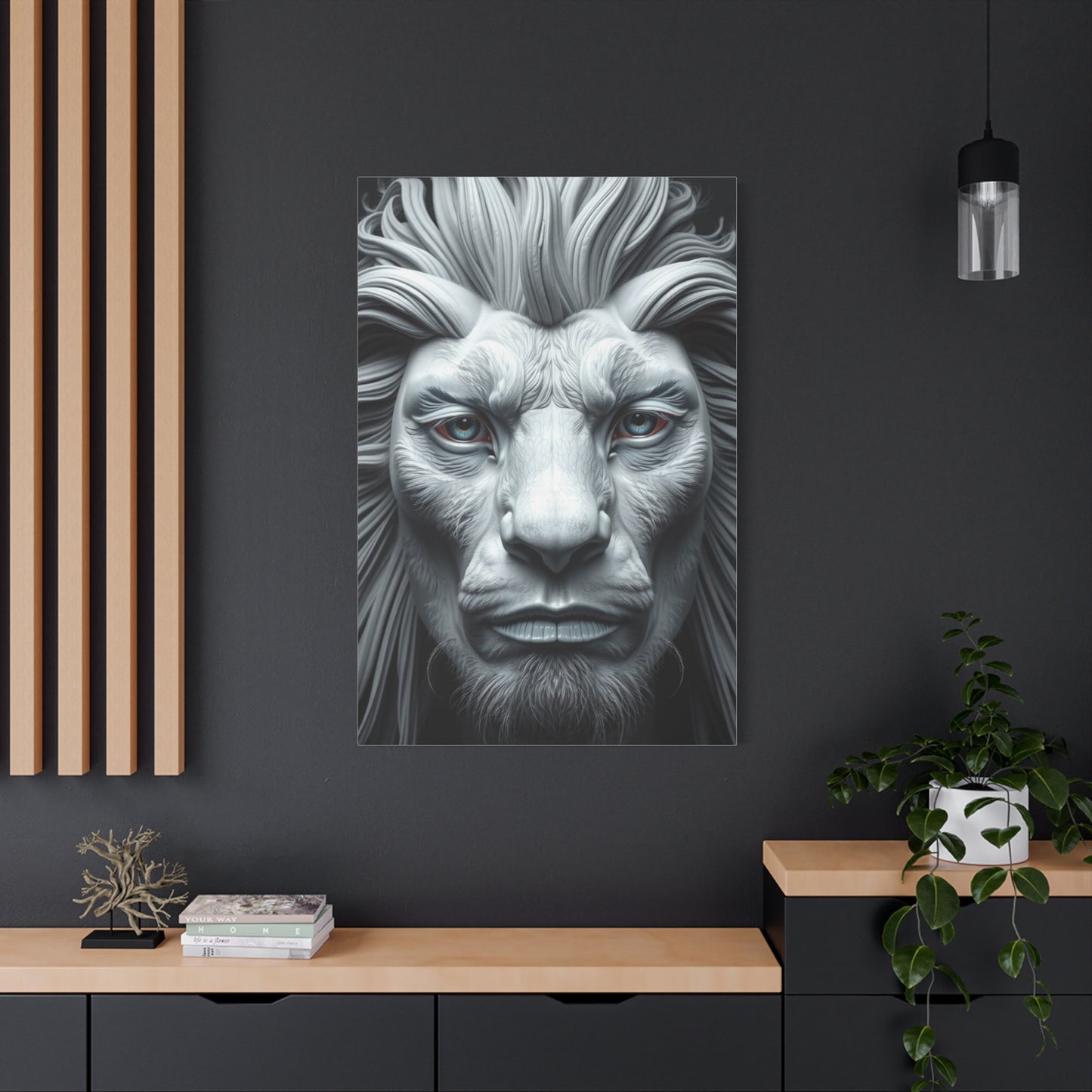 Supreme Gray & White Art Collection Wall Art & Canvas Print