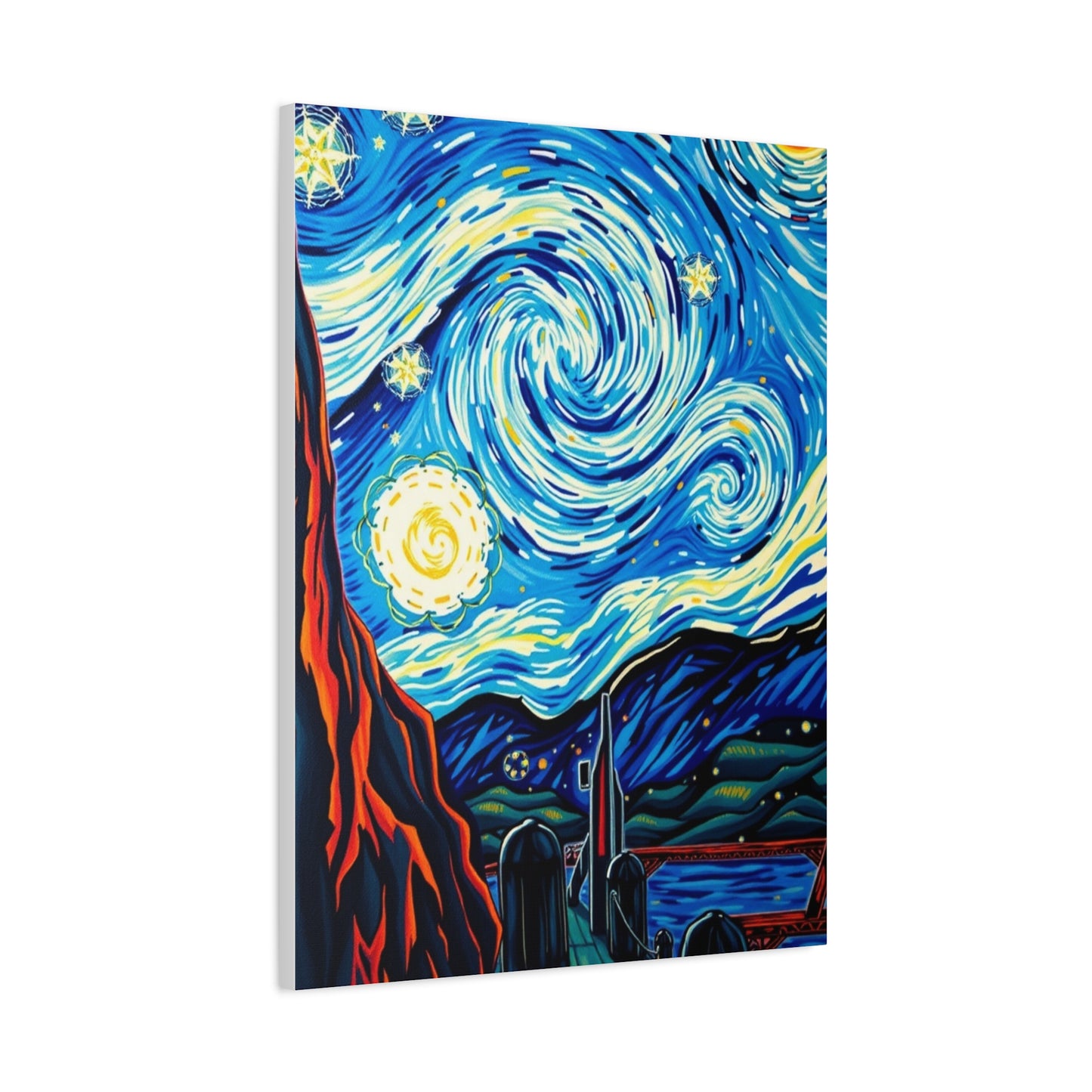 The Starry Night Canvas Art Supreme Gallery Wall Art & Canvas Print
