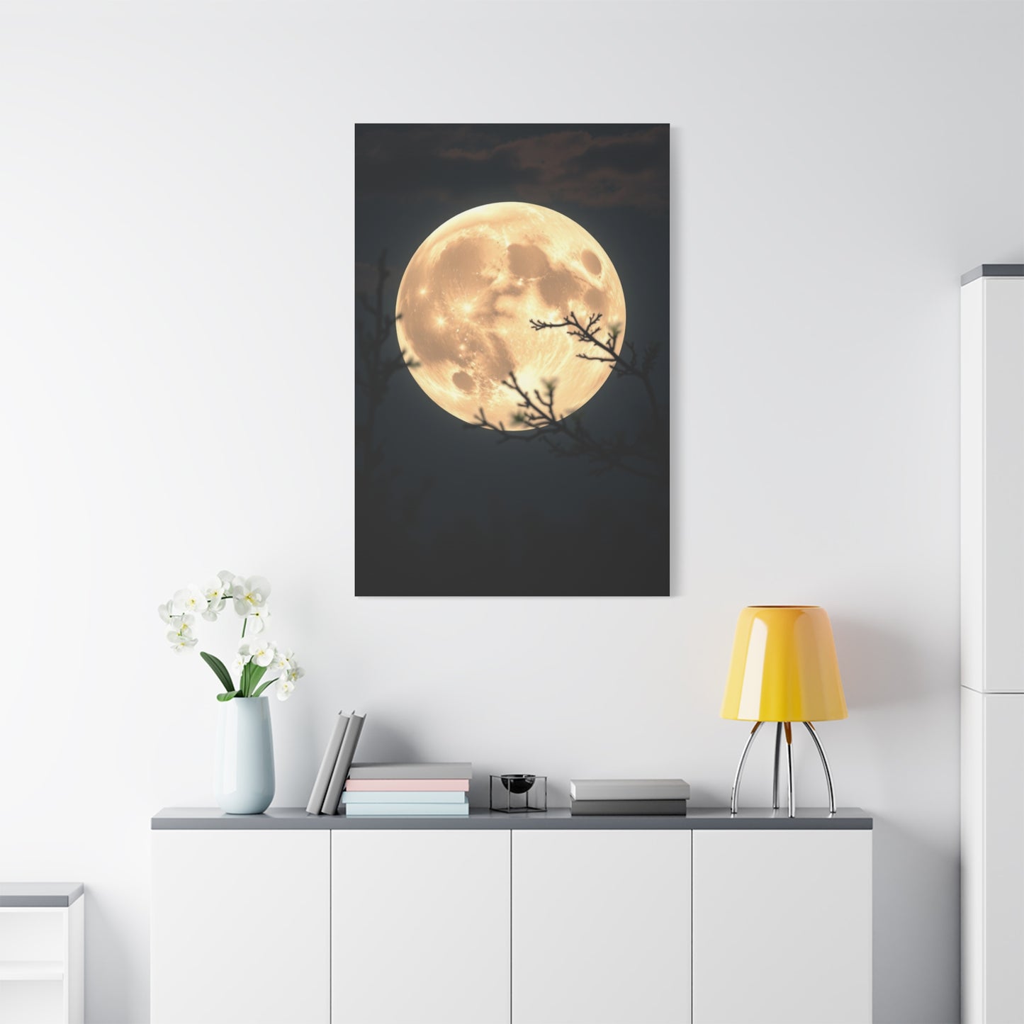 Elite Full Moon Art Vision Wall Art & Canvas Print