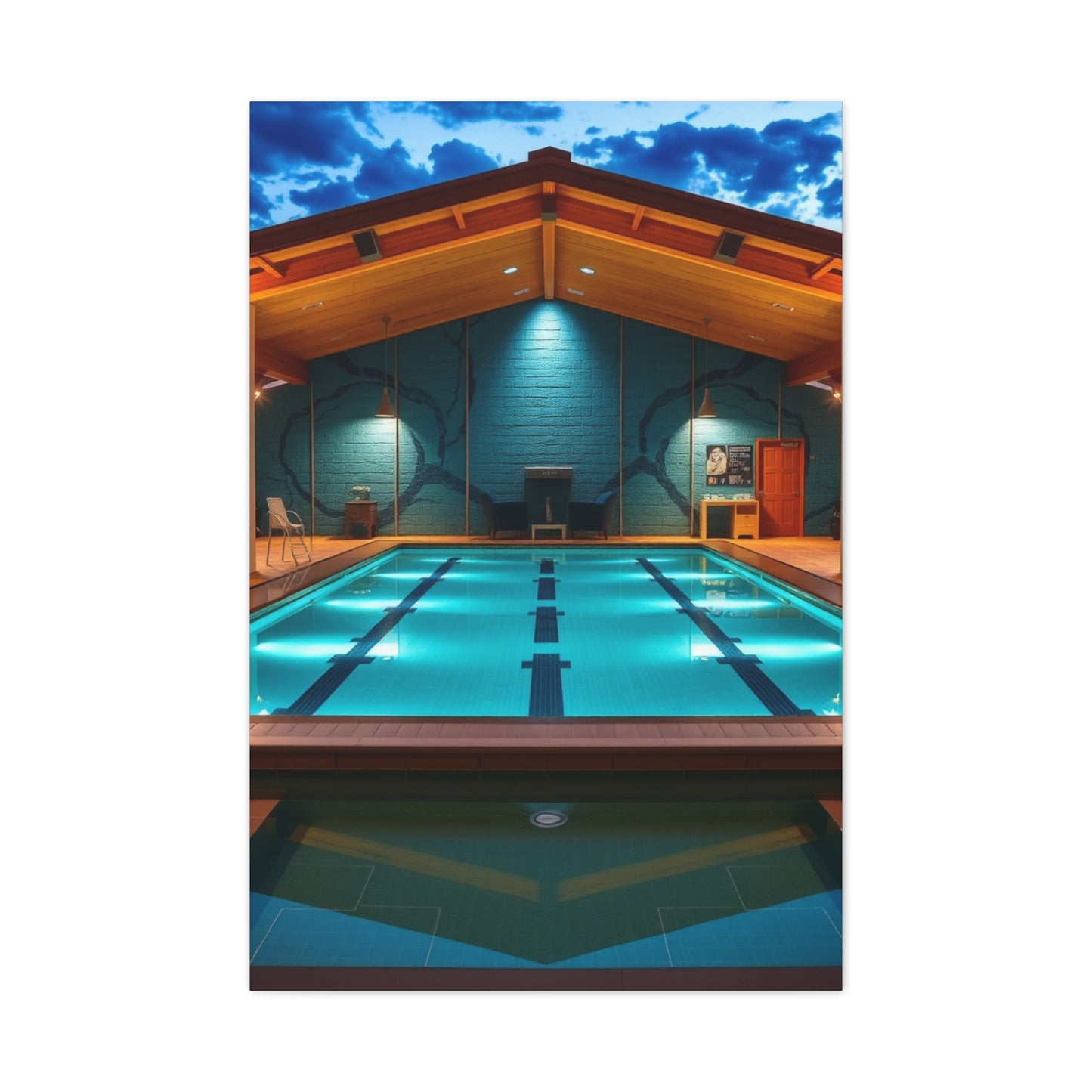 Supreme Swimming Pool Art Collection Wall Art & Canvas Print
