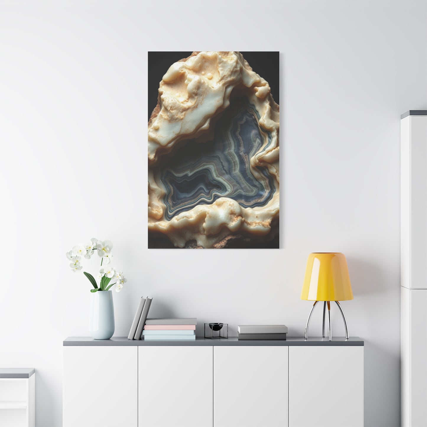 Vision Charcoal, Onyx, and Ivory Art Art Wall Art & Canvas Print