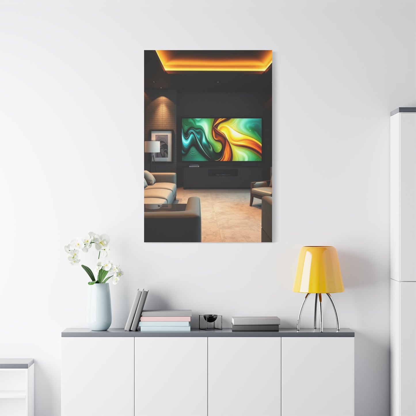 Masterpiece Home Theatre Decor Art Vision Wall Art & Canvas Print