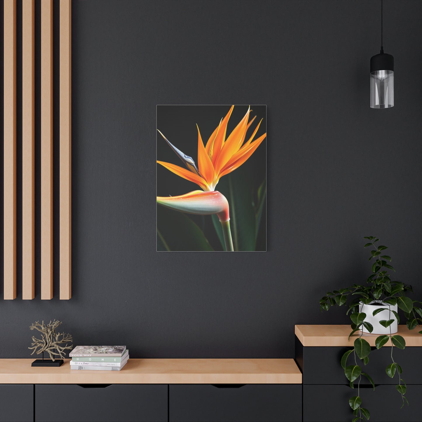 Vision Bird of Paradise Plant Art Art Wall Art & Canvas Print