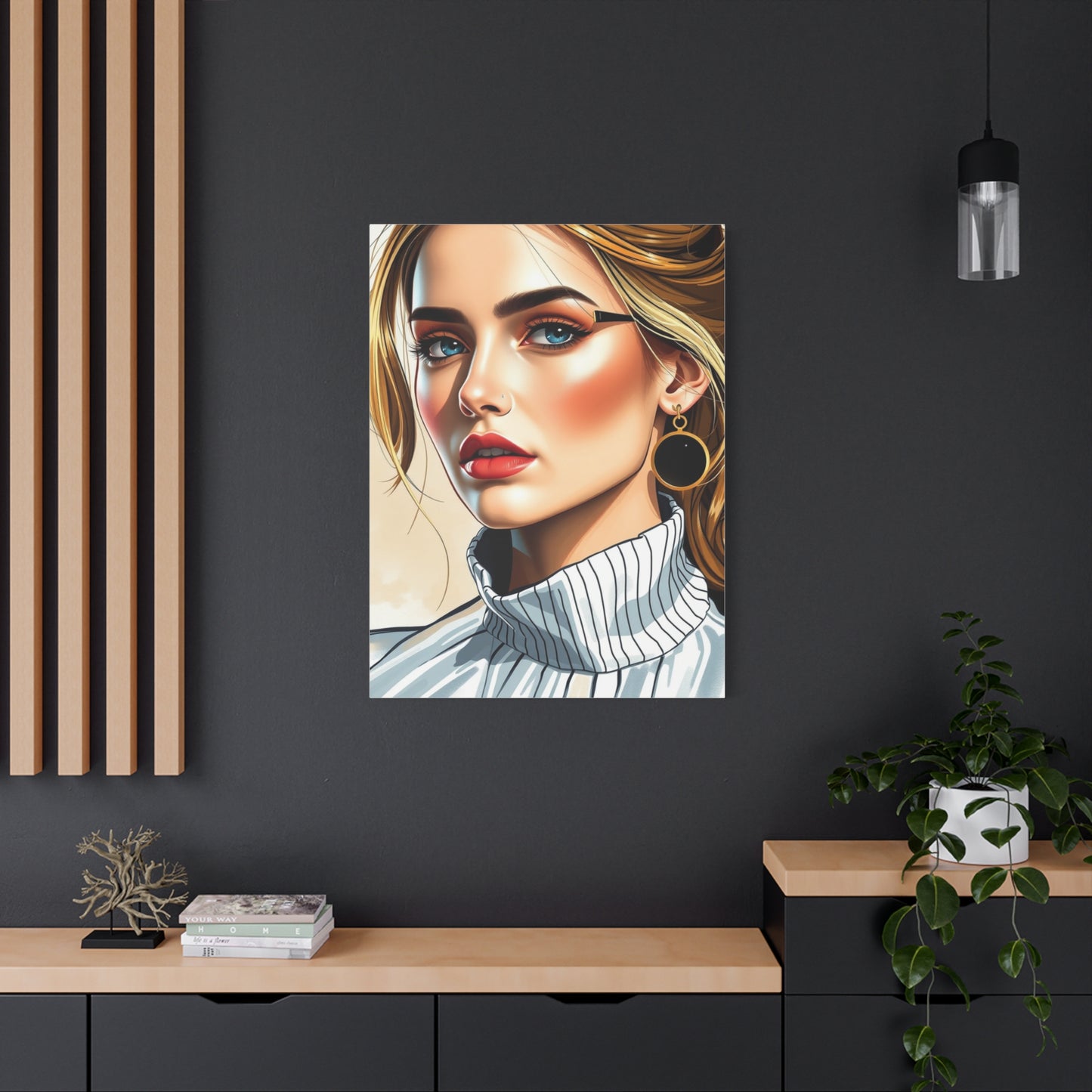 Supreme Fashion Illustration & Drawings Art Collection Wall Art & Canvas Print