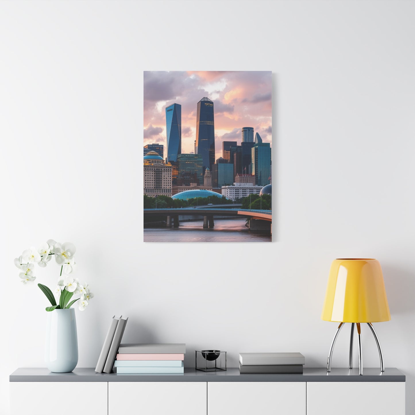 Elite Houston Skylines Art Vision Wall Art & Canvas Print
