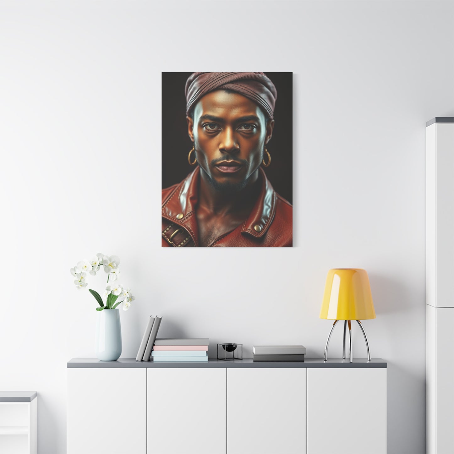 Vision Denim and Leather Art Art Wall Art & Canvas Print