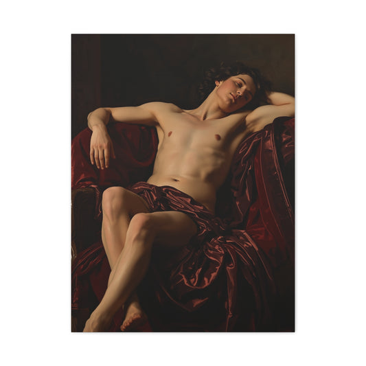 Classical Draped Male Figure Wall Art & Canvas Print