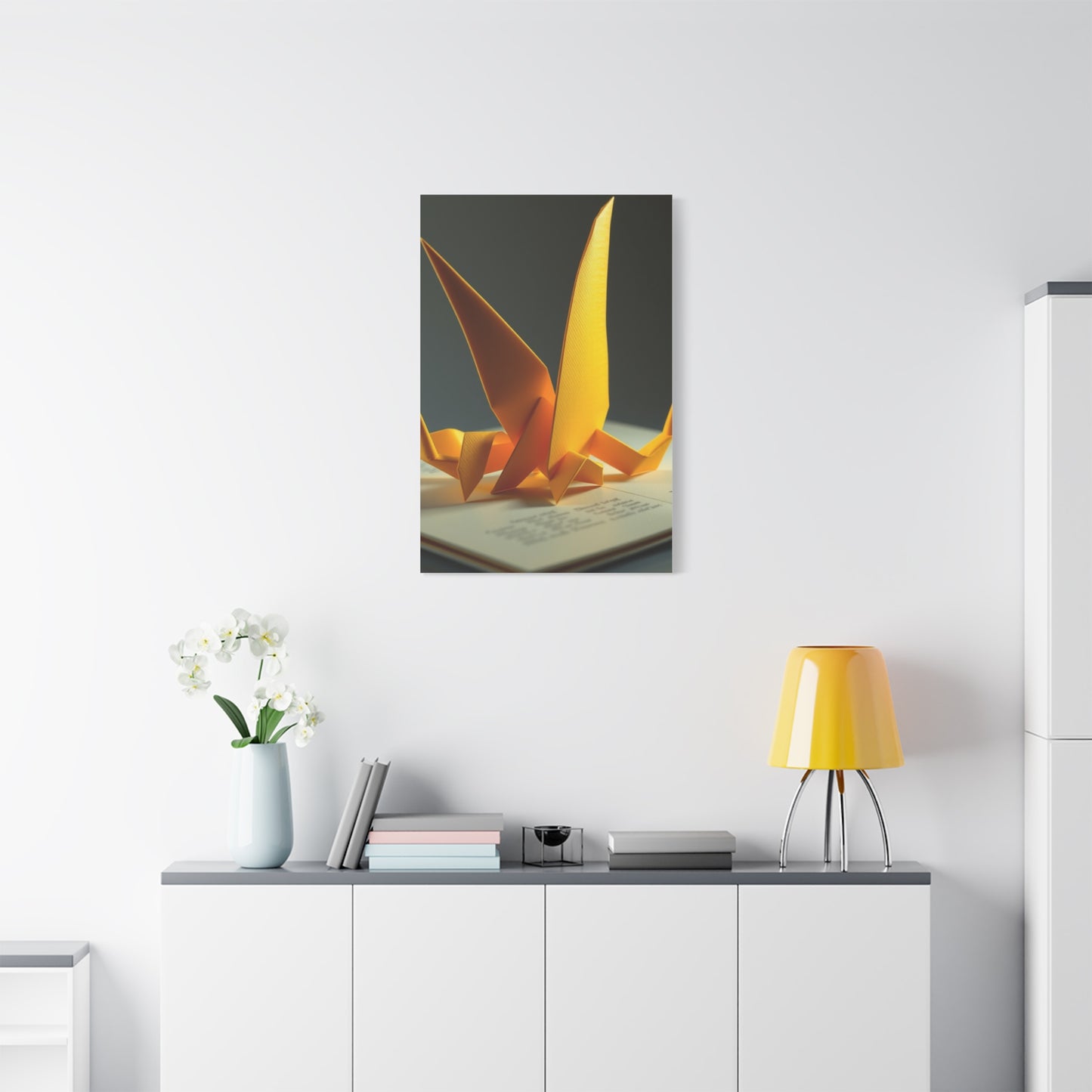 Origami Enchantment Canvas Wall Art & Canvas Print