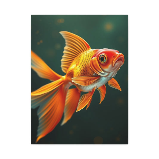 Goldfish Art Refined Canvas Wall Art & Canvas Print