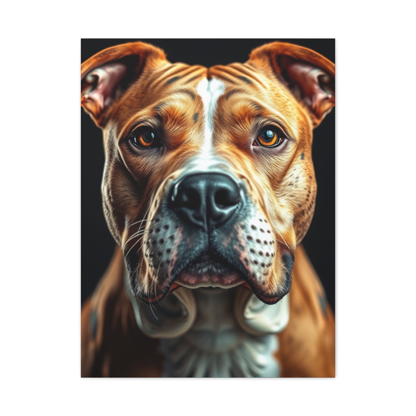 Pit Bull Art Luxury Canvas Wall Art & Canvas Print