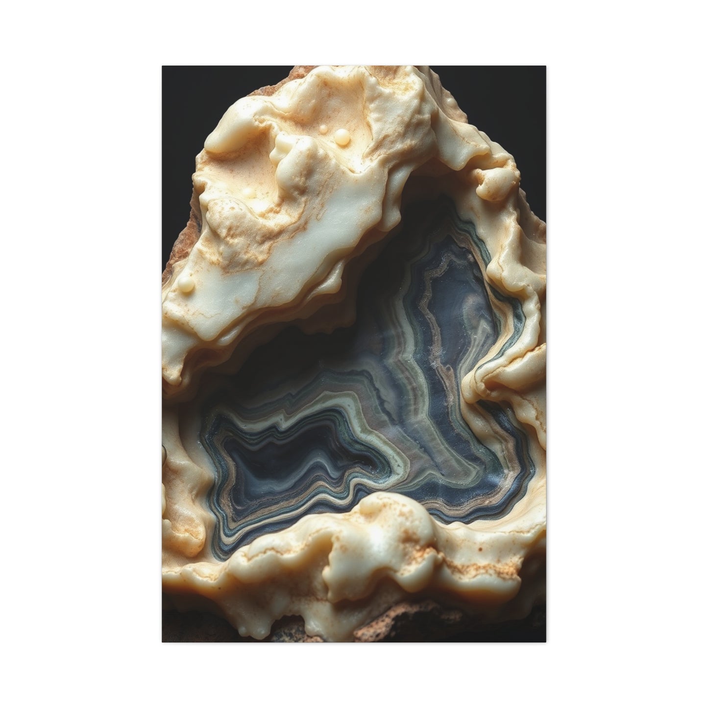 Vision Charcoal, Onyx, and Ivory Art Art Wall Art & Canvas Print