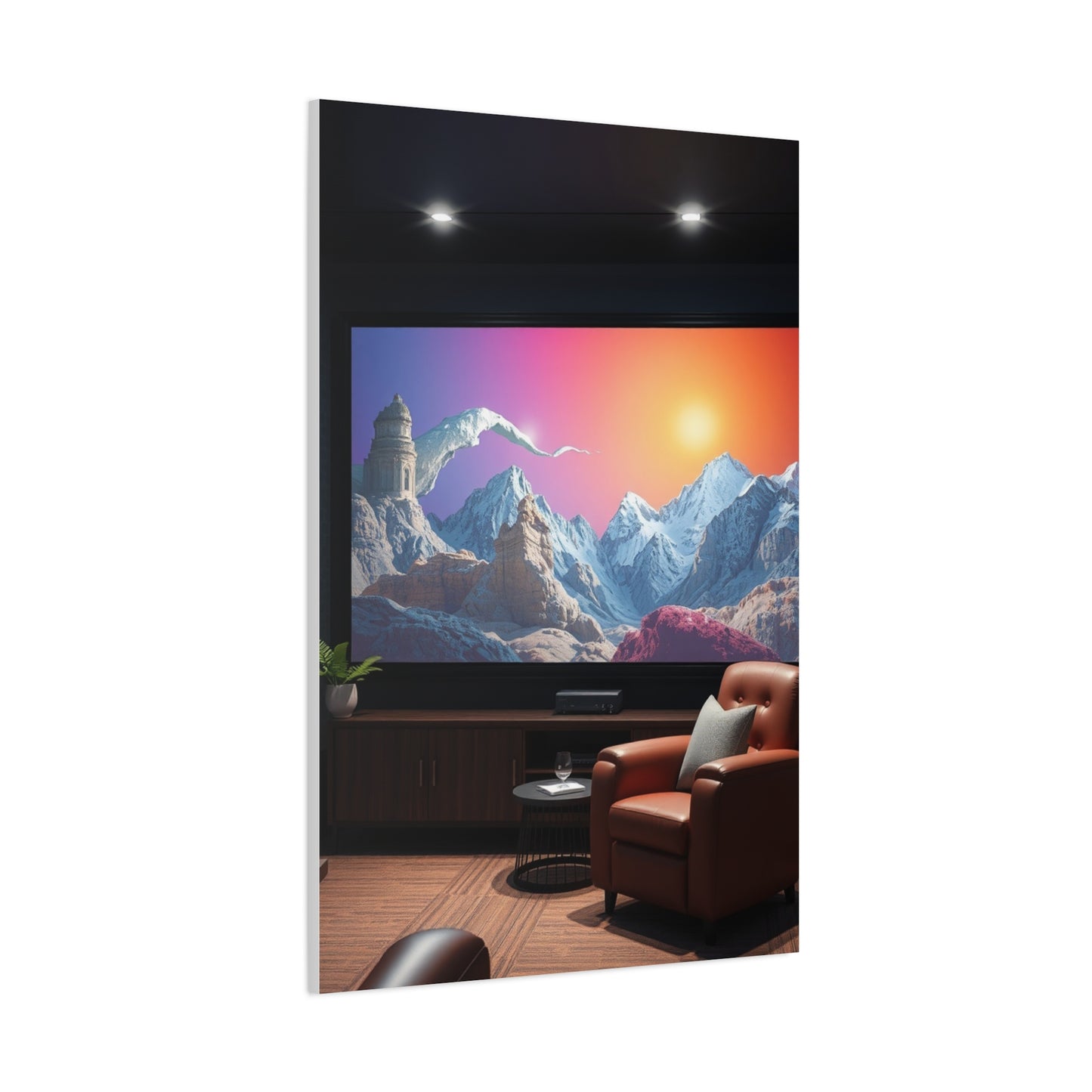 Home Theater Art Luxury Canvas Wall Art & Canvas Print