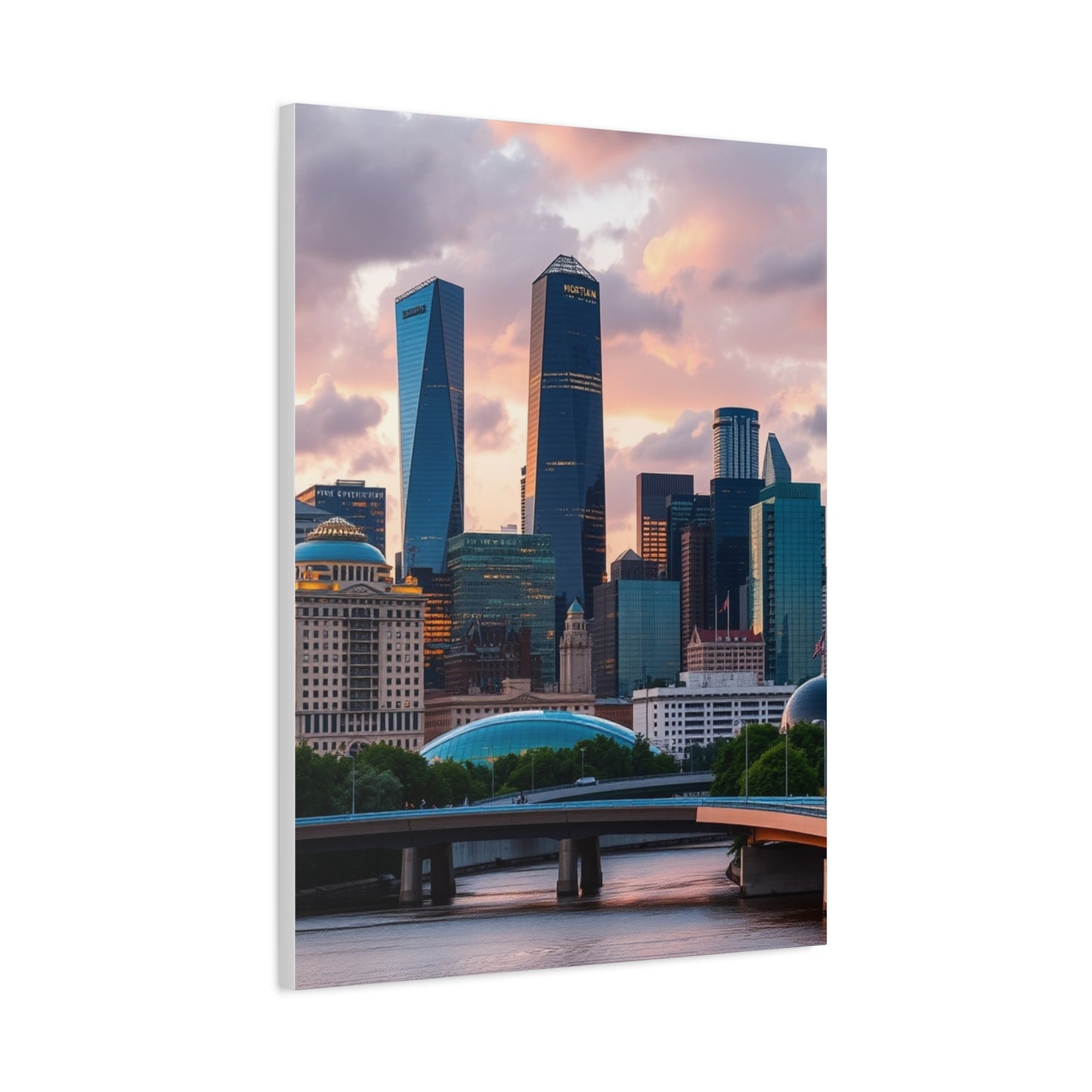 Elite Houston Skylines Art Vision Wall Art & Canvas Print
